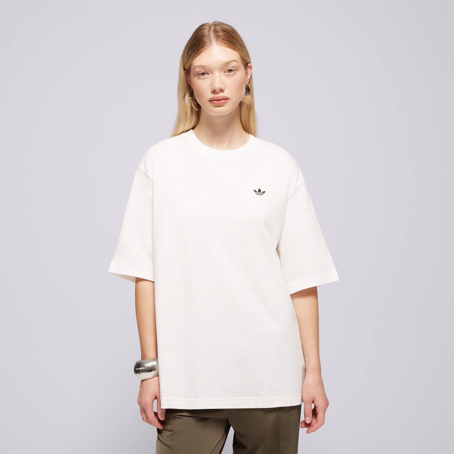 Damen T-Shirt ADIDAS T-SHIRT ESS TEE OS KT4807 Weiß