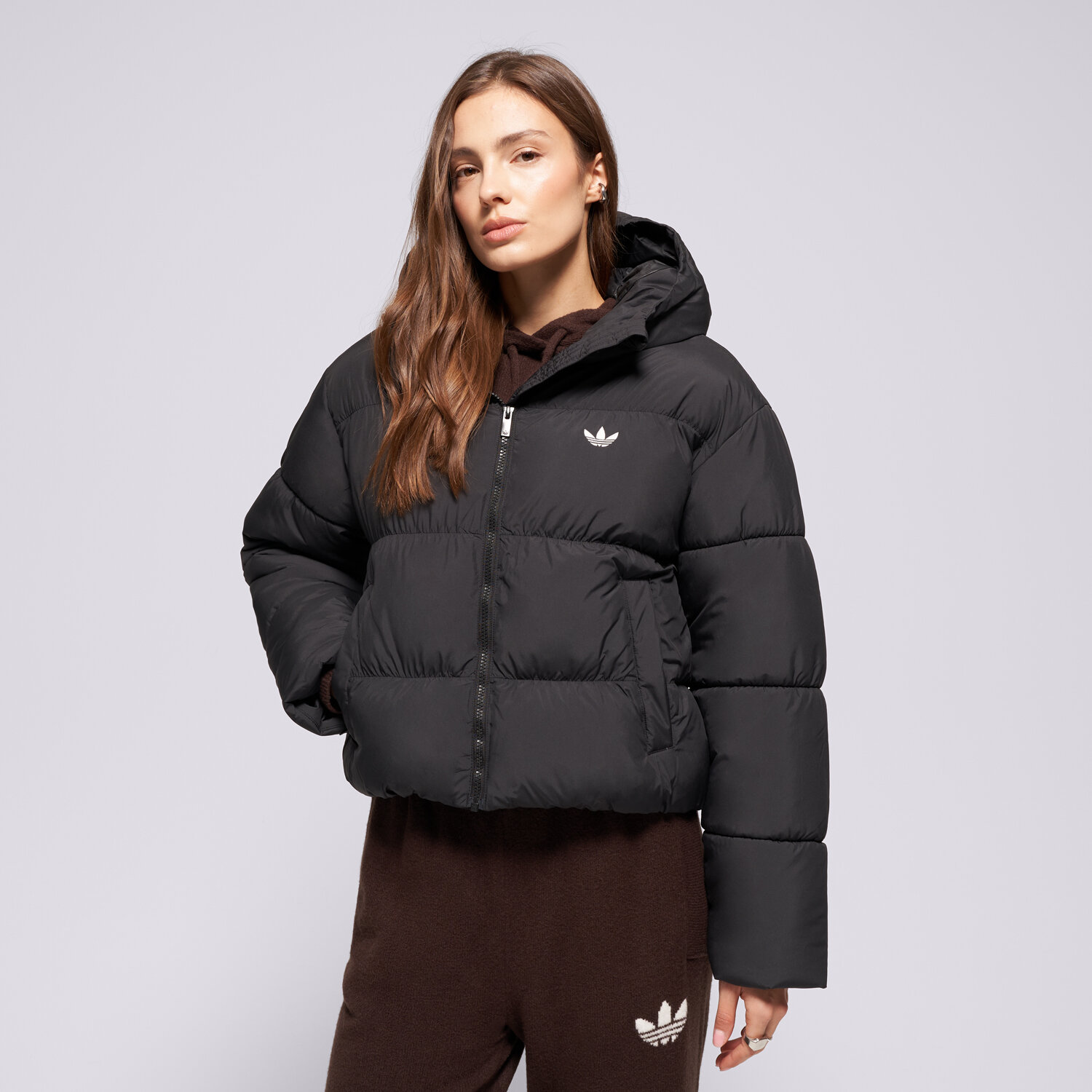 Damen Winterjacke ADIDAS DAUNENJACKE HD JKT KT4236 Schwarz