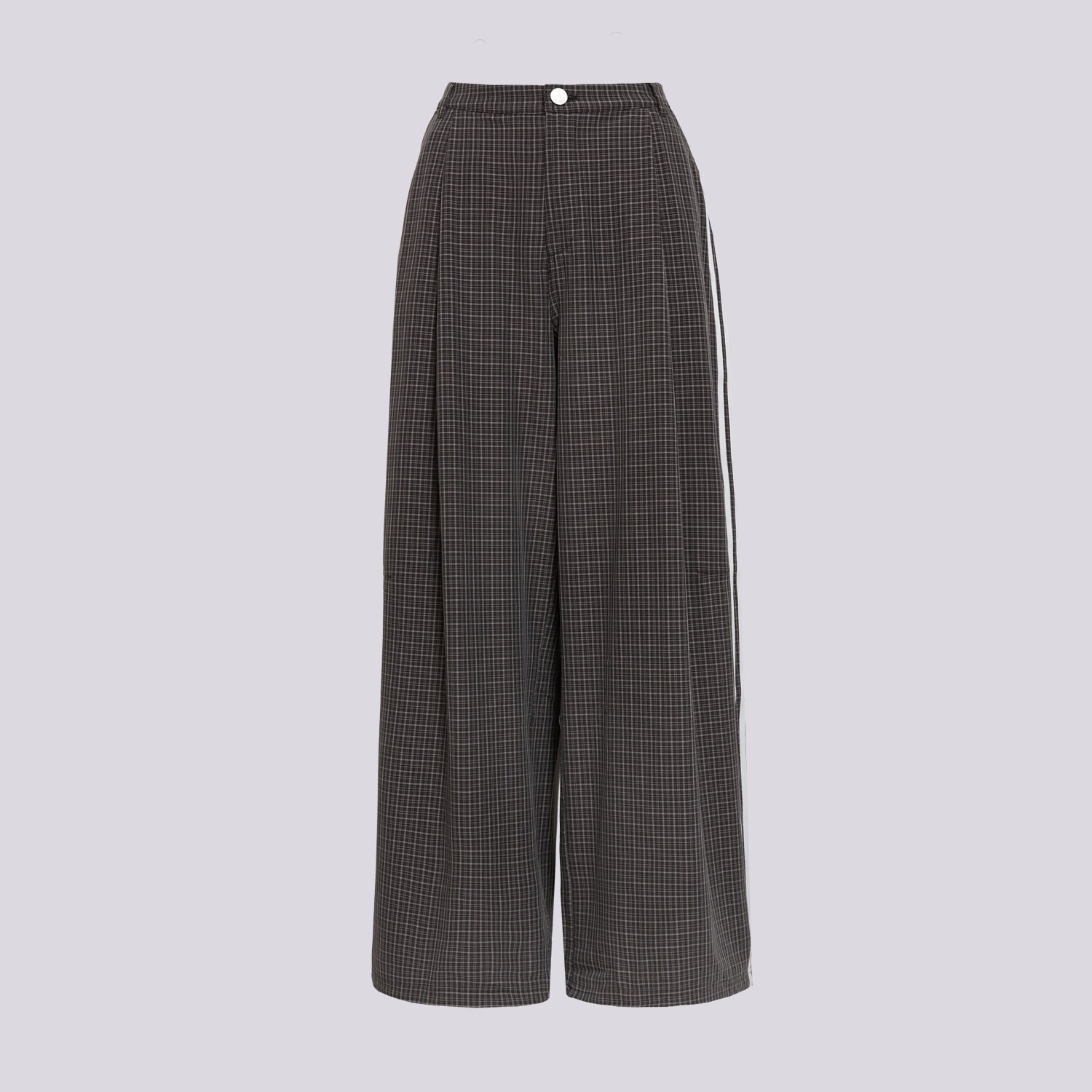 Damen Hosen ADIDAS HOSE CHECKS TROUSER LD5340 Schwarz