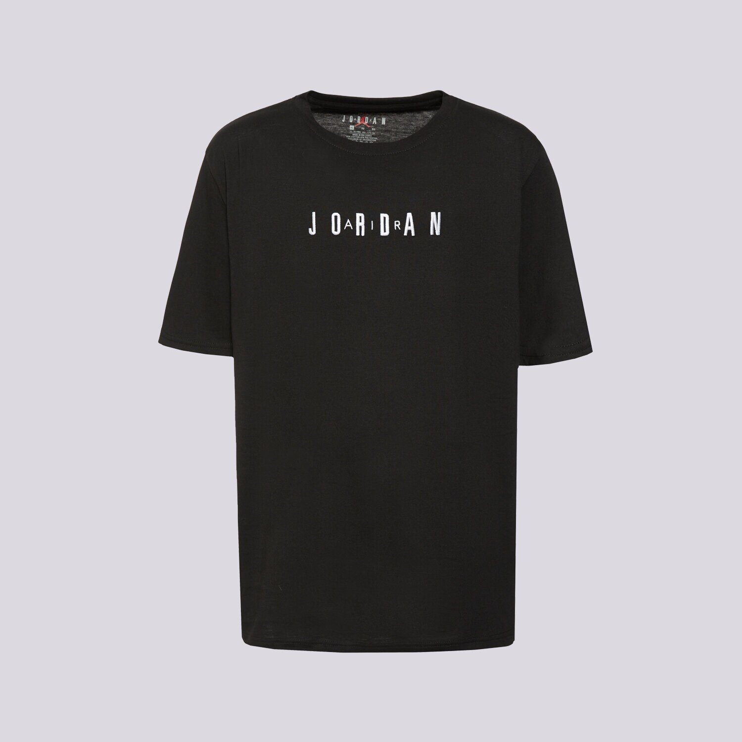 Kinder T-Shirt JORDAN T-SHIRT JDB MJ WORDMARK EMB CREW 95D634-023 Schwarz