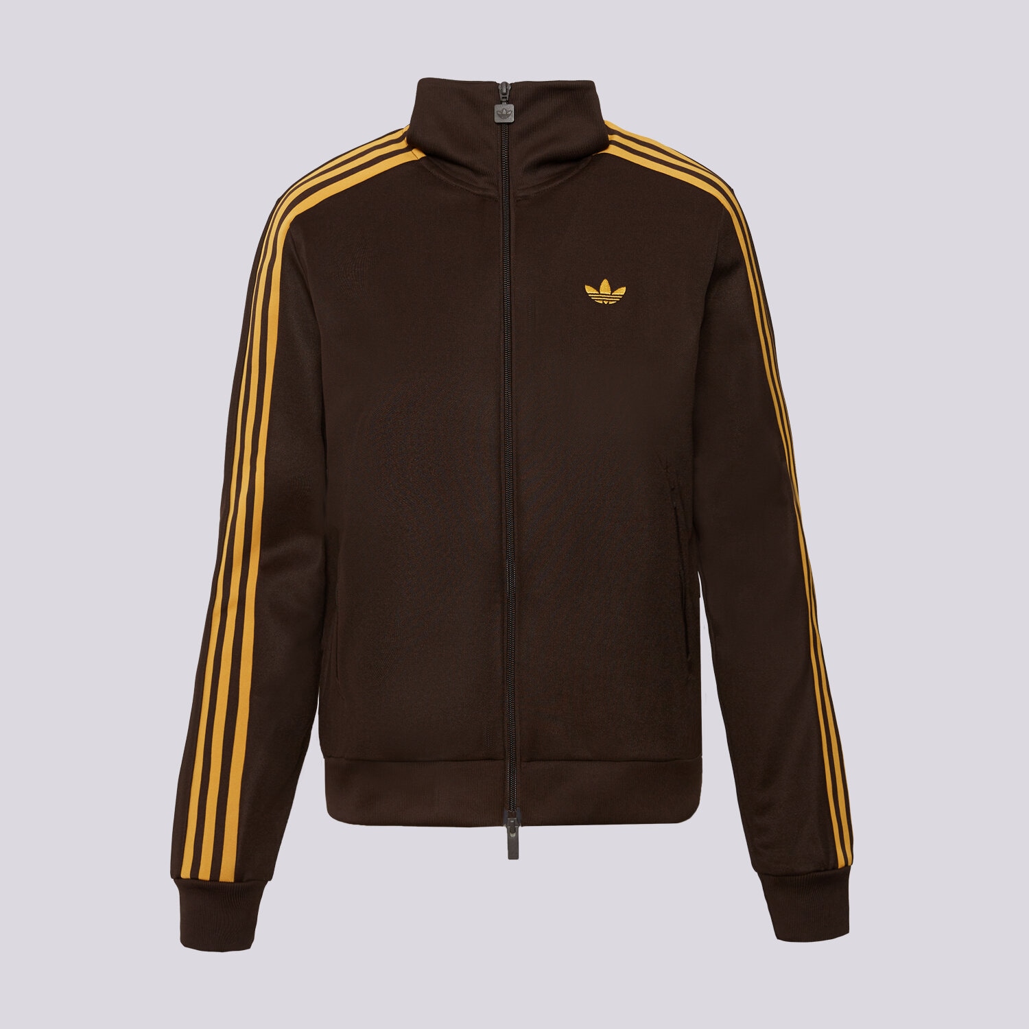 Damen ADIDAS SWEATSHIRT MIT REIßVERSCHLUSS CLASSIC TT KV9561 Braun