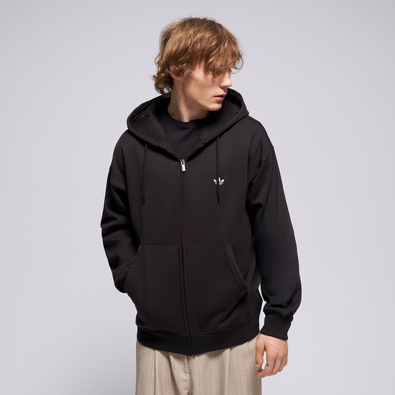 Herren ADIDAS HOODIE ESS FZ HD KS8941 Schwarz