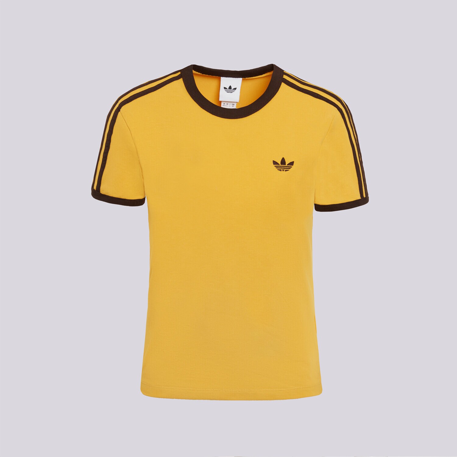 Damen T-Shirt ADIDAS T-SHIRT 3S TEE SLIM KS4775 Gelb