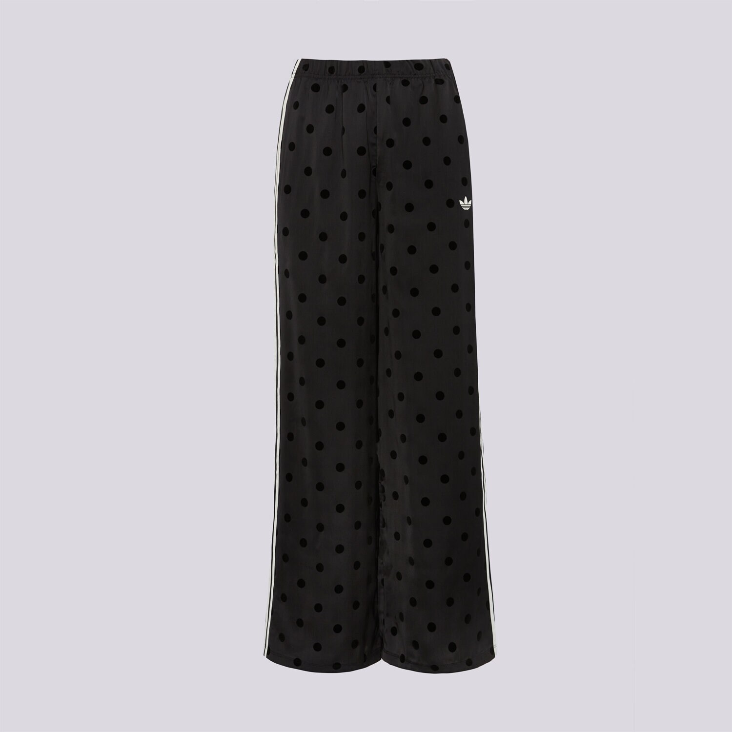 Damen Hosen ADIDAS HOSE SATIN POLKA DOTS WIDE LEG KV1169 Schwarz