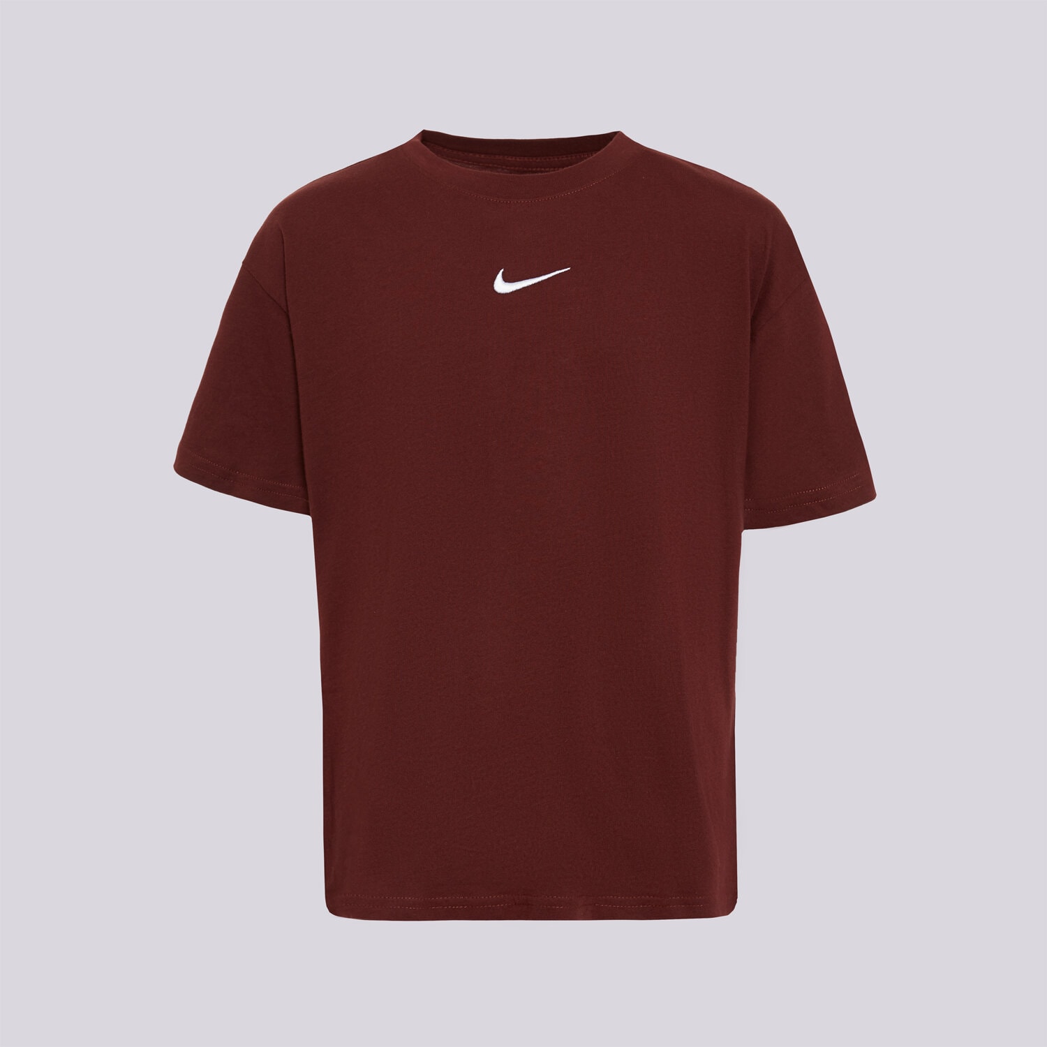 Kinder T-Shirt NIKE T-SHIRT G NSW TEE BOY ESSNTL LBR GIRL FZ5539-658 Dunkelrot