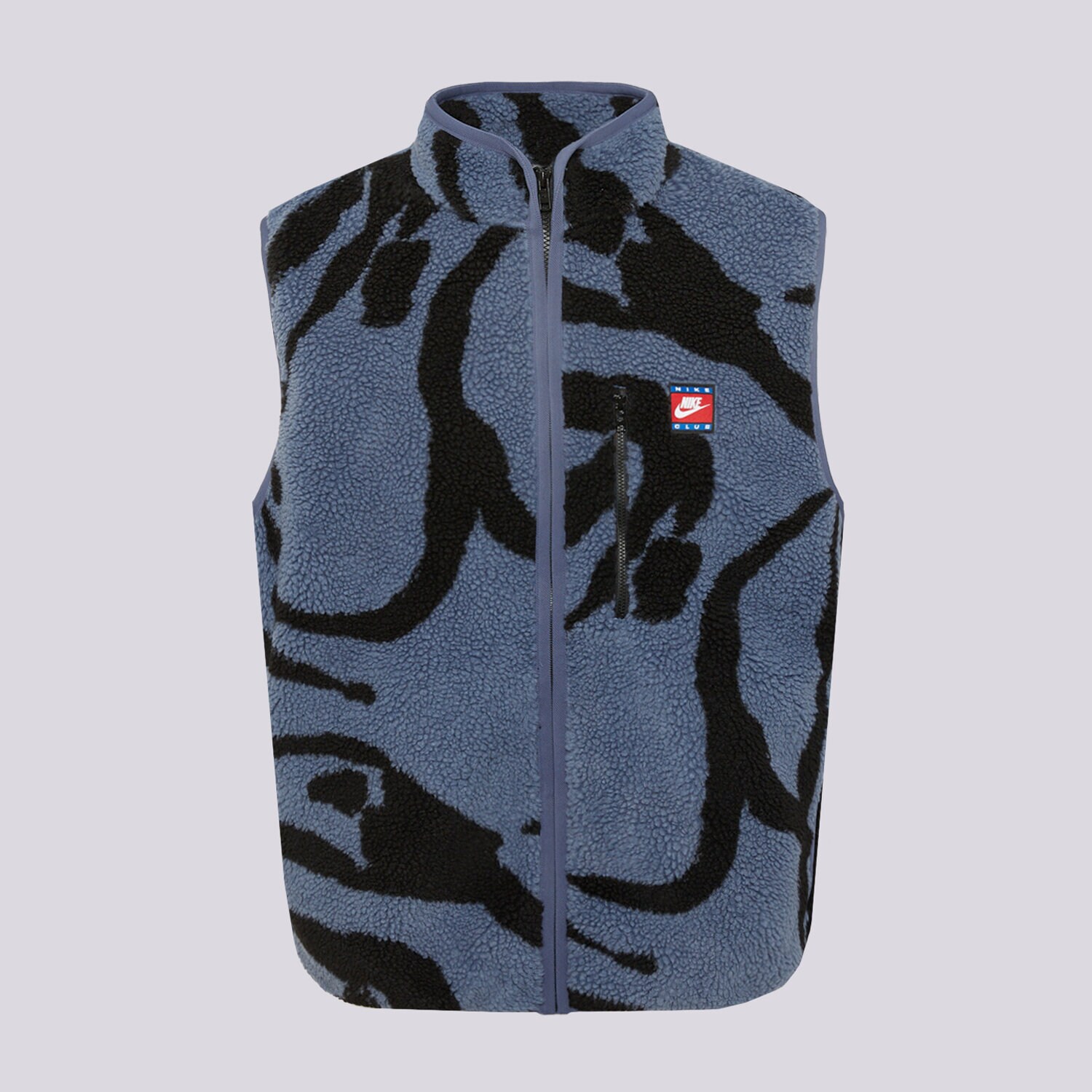 Herren Weste NIKE WESTE M NK CLUB WNTR FZ VEST AOP TL IO4147-491 Blau