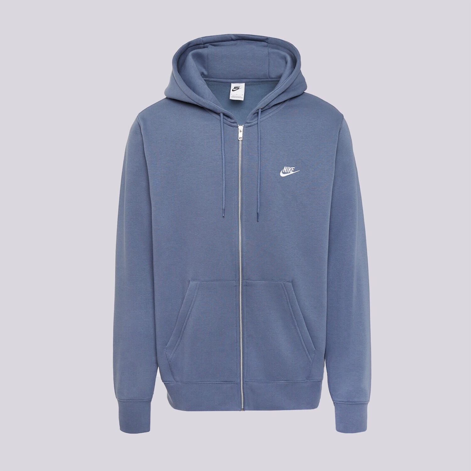 Herren NIKE SWEATSHIRT MIT REIßVERSCHLUSS   M NK CLUB BB FZ HOODIE FN3861-491 Blau