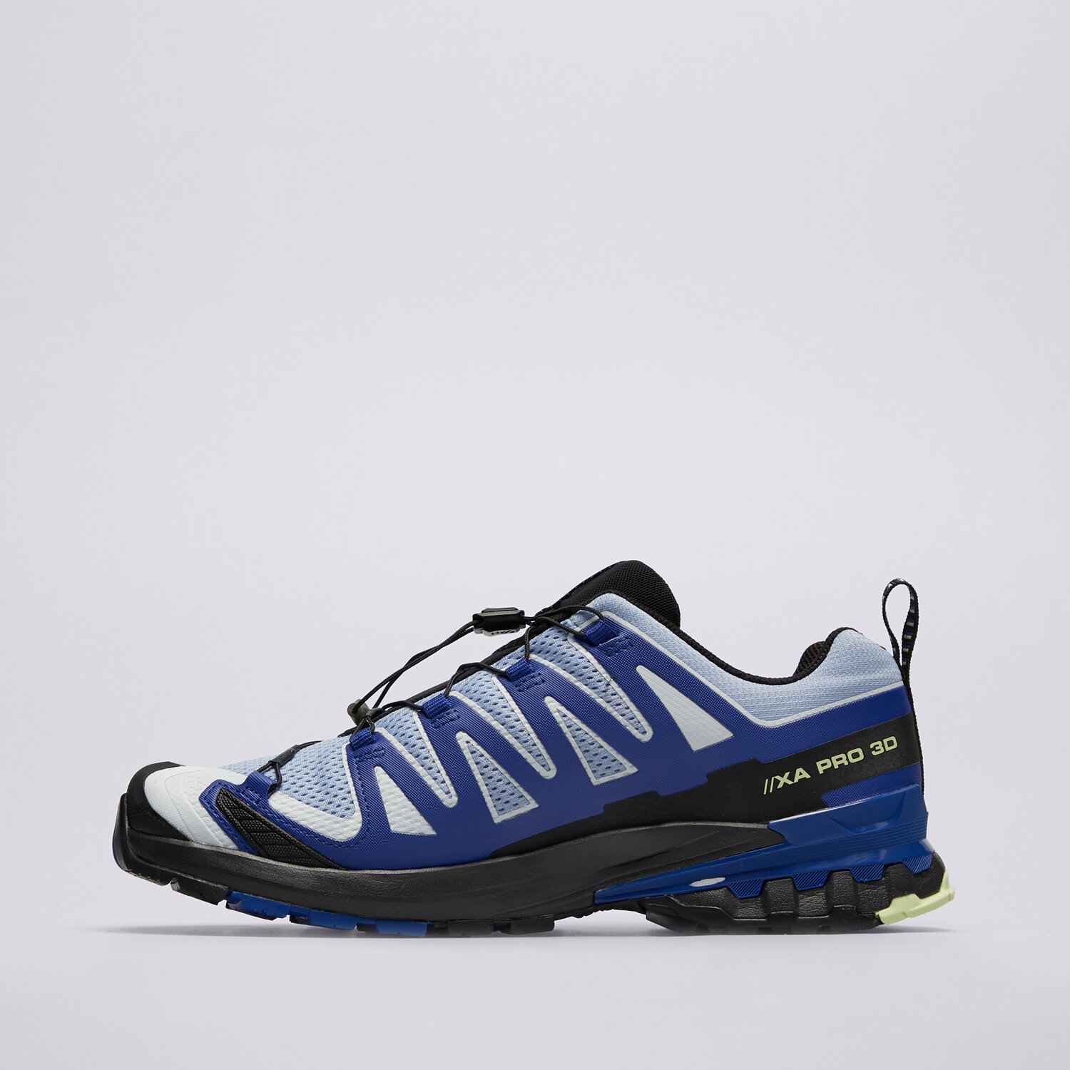 Salomon Zapatillas de trail running para hombre XA PRO 3D V9 ICON Negro / Azul — foto 3