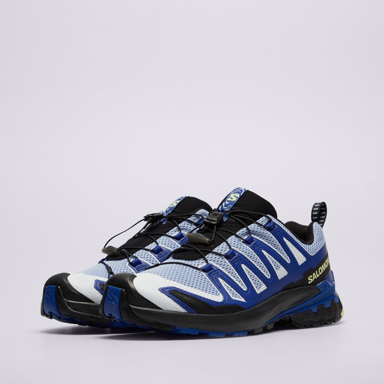 Salomon Zapatillas de trail running para hombre XA PRO 3D V9 ICON Negro / Azul — foto 2