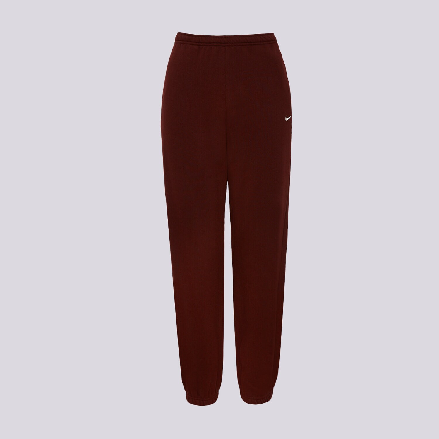 Damen Hosen NIKE HOSE W NK STDO FLC MW HR OS CFF PNT IM8074-658 Dunkelrot