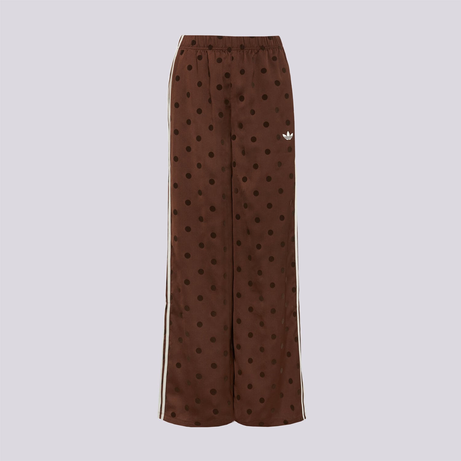 Damen Hosen ADIDAS HOSE SATIN POLKA DOTS WIDE LEG LI2847 Braun