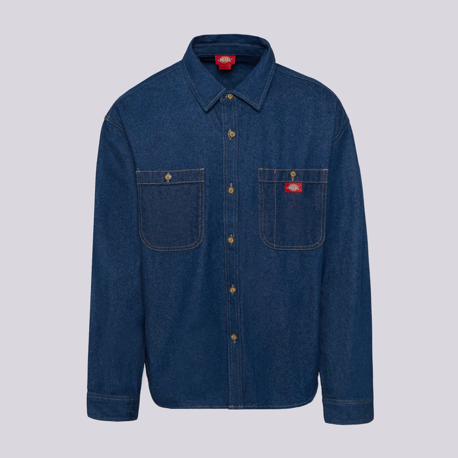 Herren Hemd DICKIES HEMD MECHANIC DENIM SHIRT DK0A8CJ9RAW1 Dunkelblau