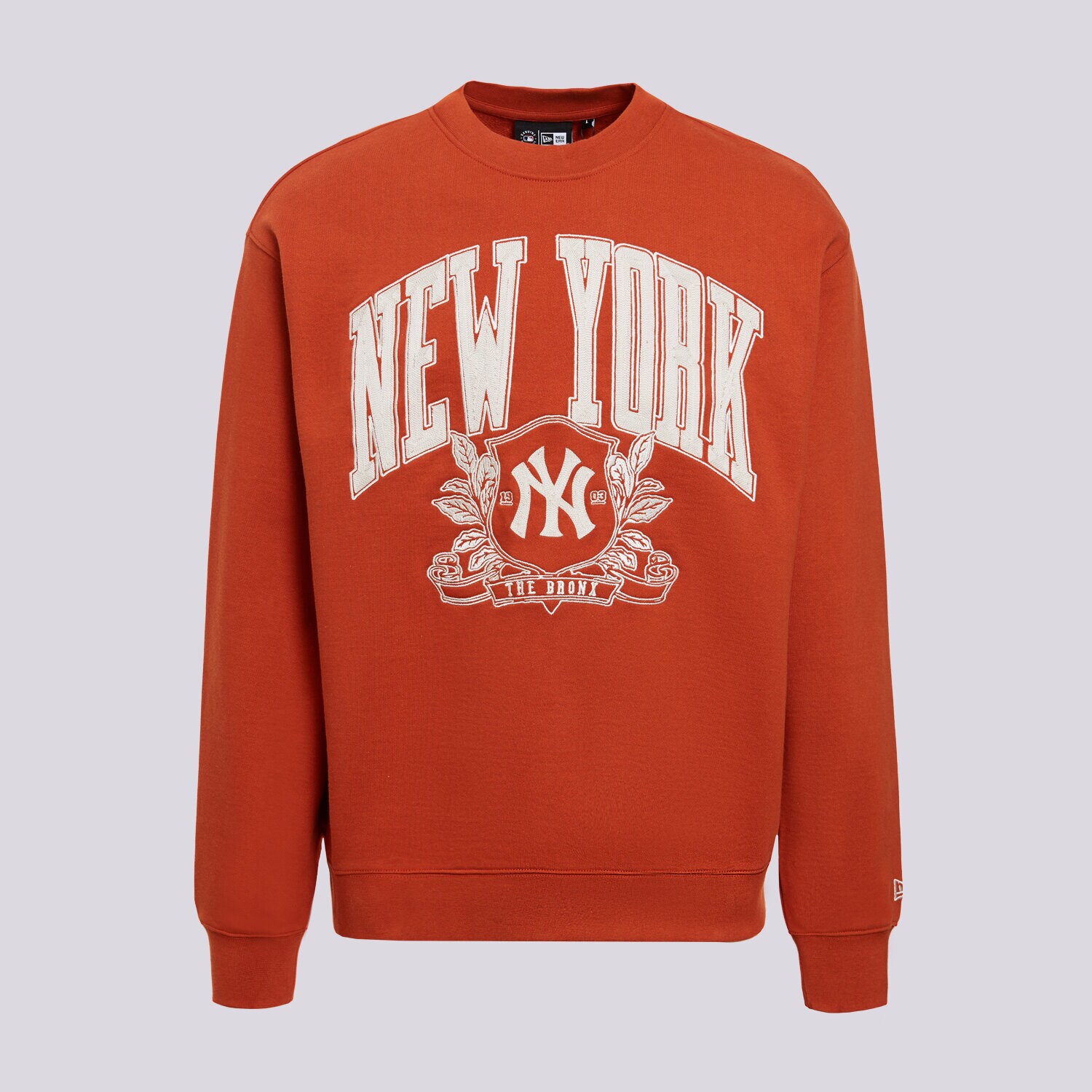 Herren NEW ERA SWEATSHIRT MLB ARCH GRPHC CREW NYY NEW YORK YANKEES 60897402 Braun