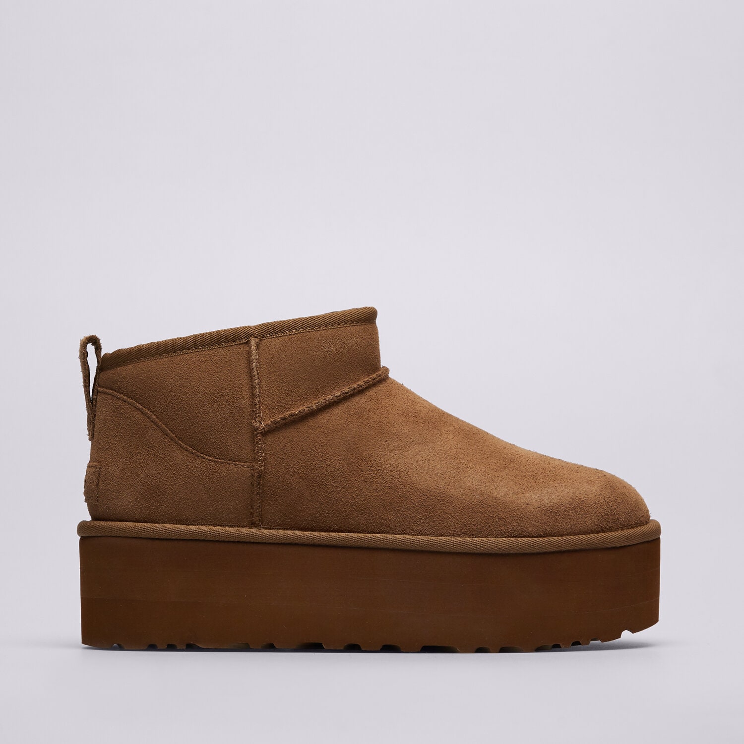 Damen Casual Schuhe UGG CLASSIC ULTRA MINI PLATFORM 1135092-LBNZ Braun