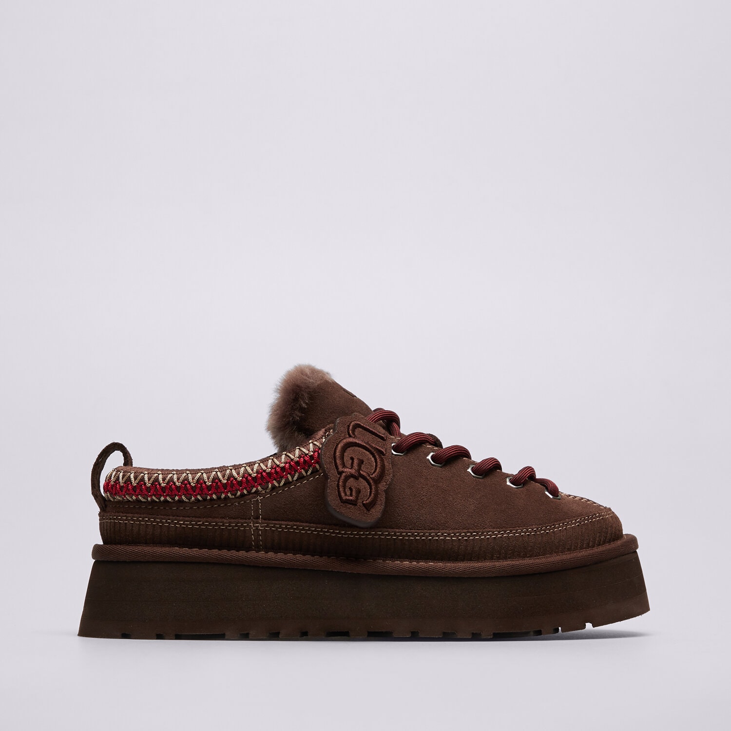 Damen UGG HERITAGE LACE-UP SLIPPER 1180361-BCDR Braun