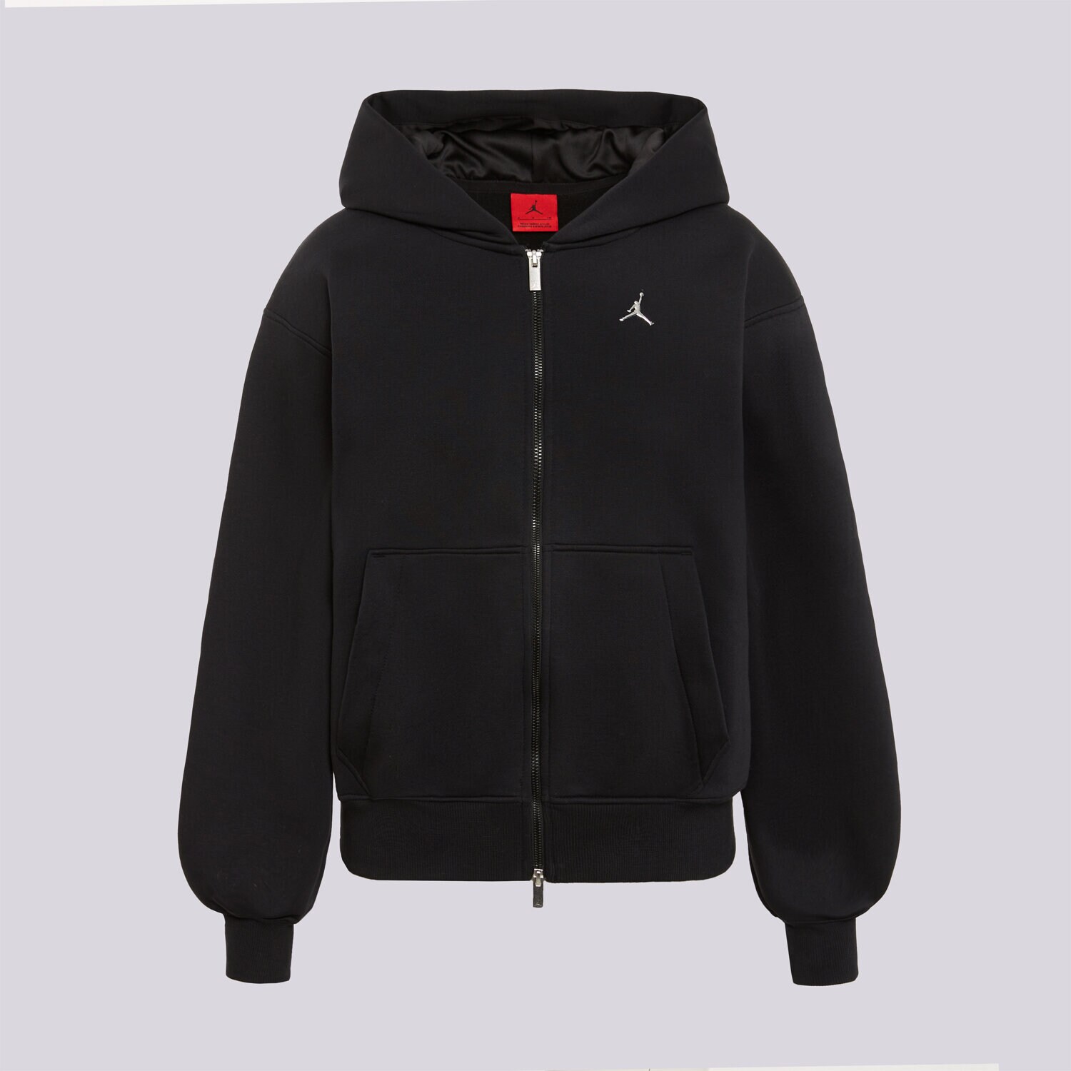 Damen JORDAN SWEATSHIRT MIT REIßVERSCHLUSS W J BRK FLC FZ BB IM7282-010 Schwarz