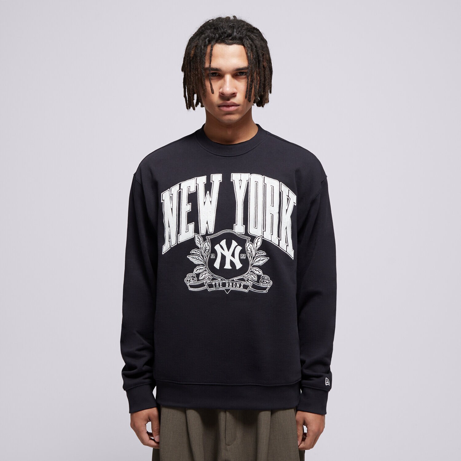 Herren NEW ERA SWEATSHIRT MLB ARCH GRPHC CREW NYY NEW YORK YANKEES 60897504 Dunkelblau