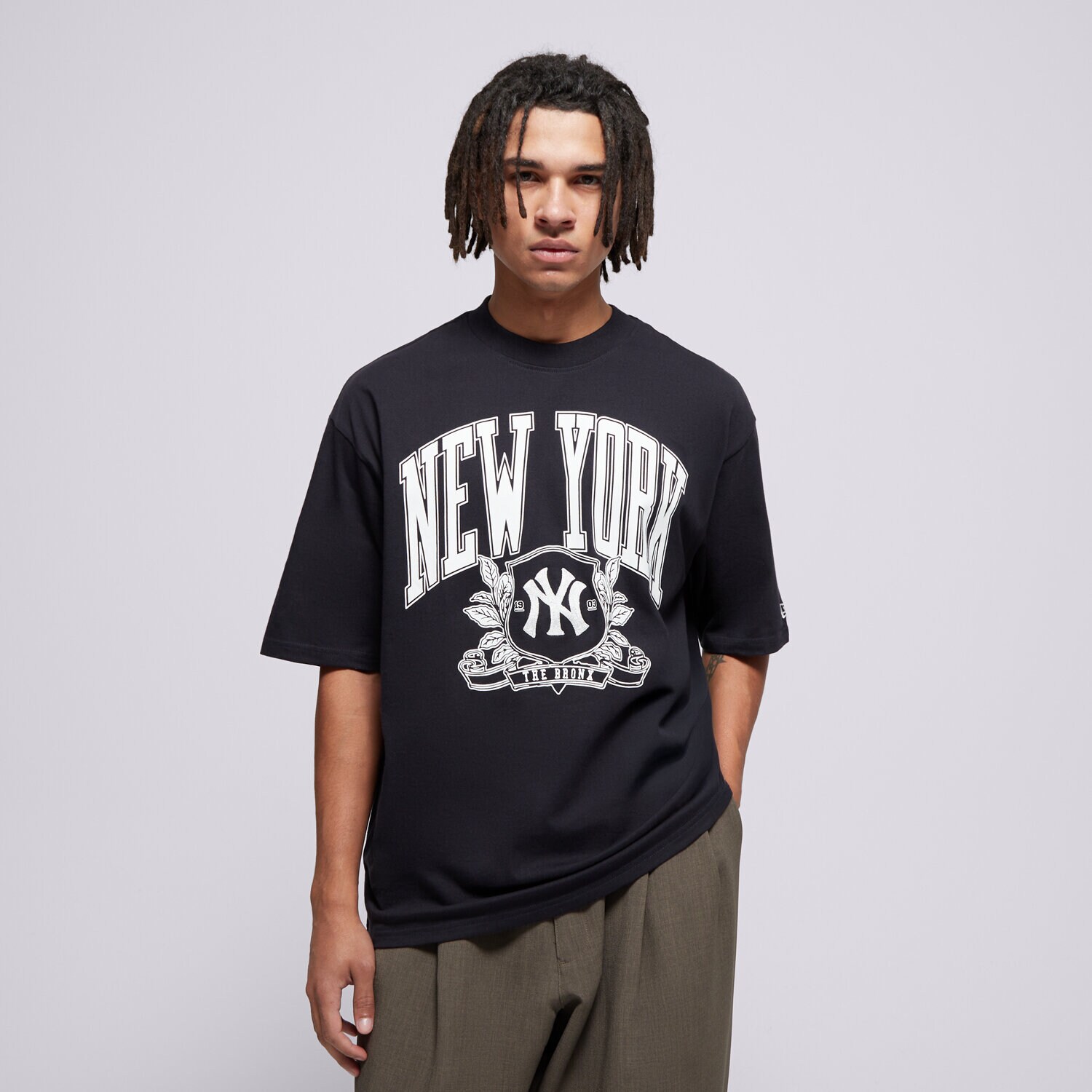 Herren T-Shirt NEW ERA T-SHIRT MLB ARCH GRPHC OS NYY NEW YORK YANKEES 60897425 Dunkelblau