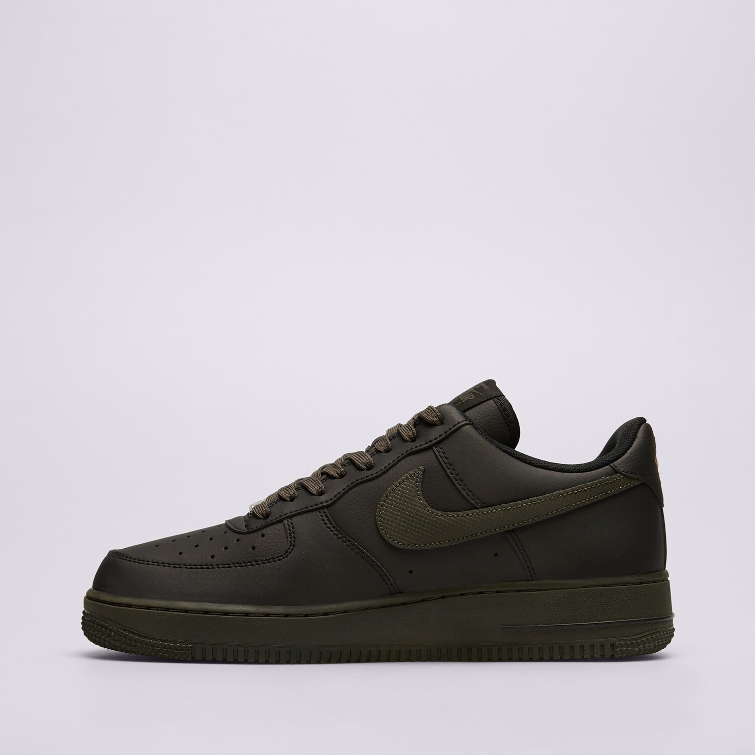 Nike AIR FORCE 1 - Trainers - black/newsprint/metallic silver/laser orange — foto 3