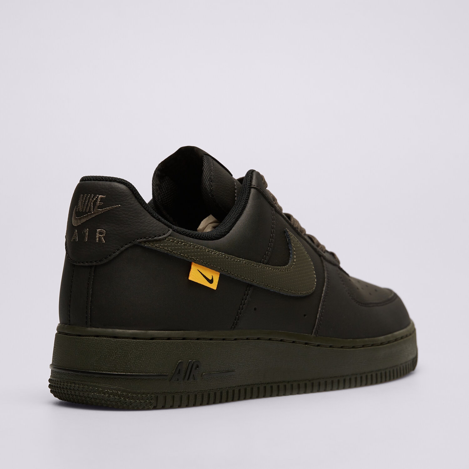 Nike AIR FORCE 1 - Trainers - black/newsprint/metallic silver/laser orange — foto 6