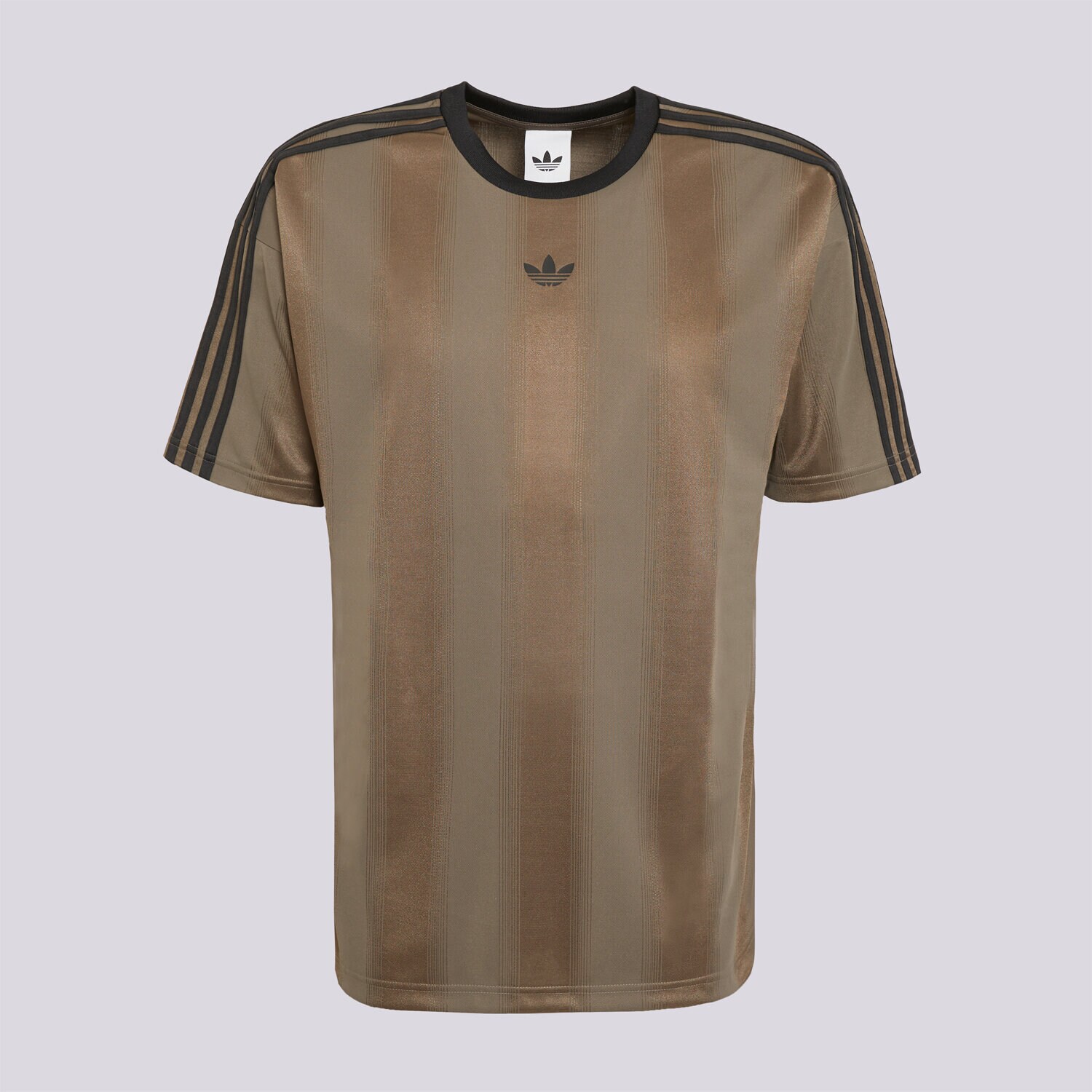 Herren T-Shirt ADIDAS T-SHIRT JACQUARD JERSEY KS7409 Khaki