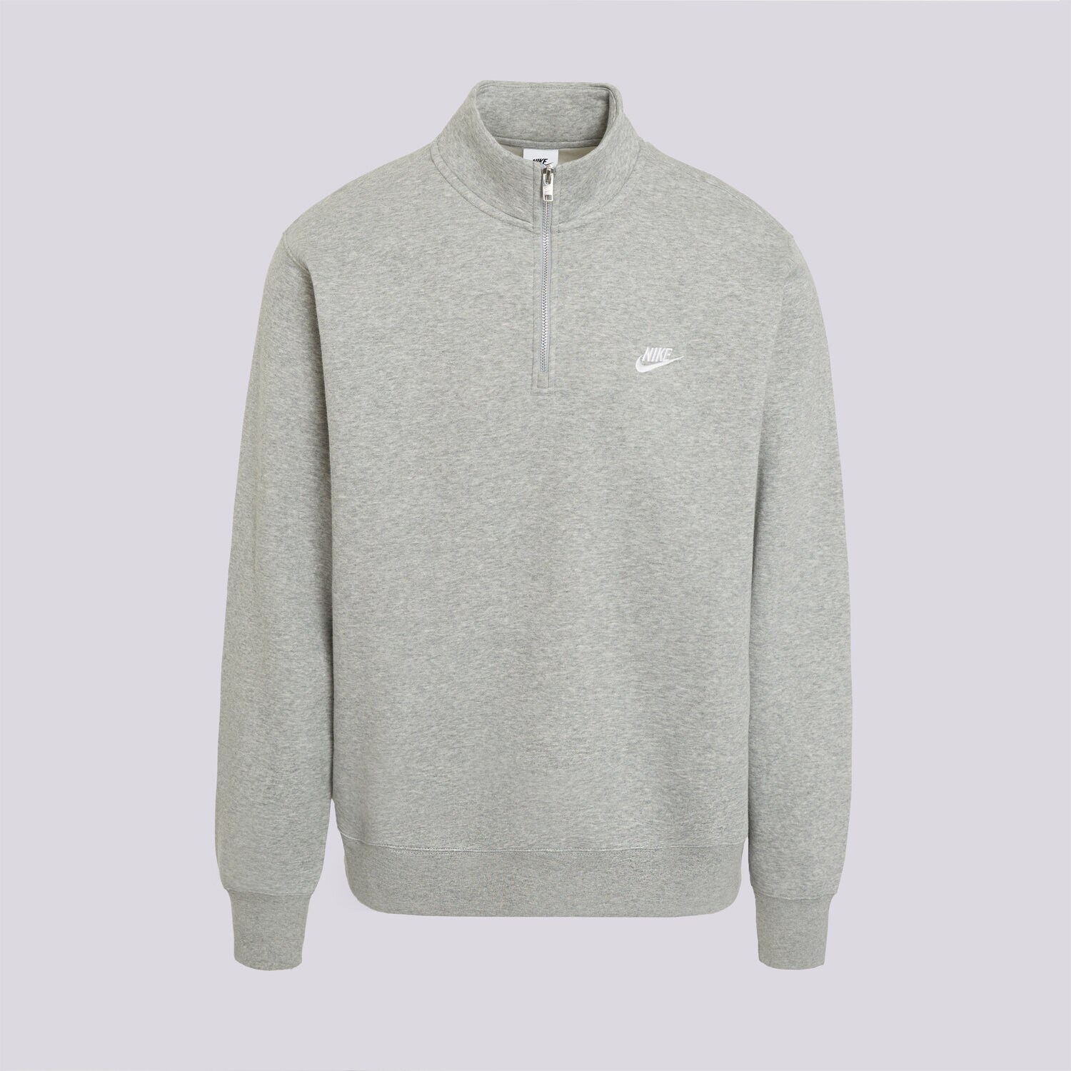 Herren NIKE SWEATSHIRT M NK CLUB BB HZ TOP FN3864-063 Grau