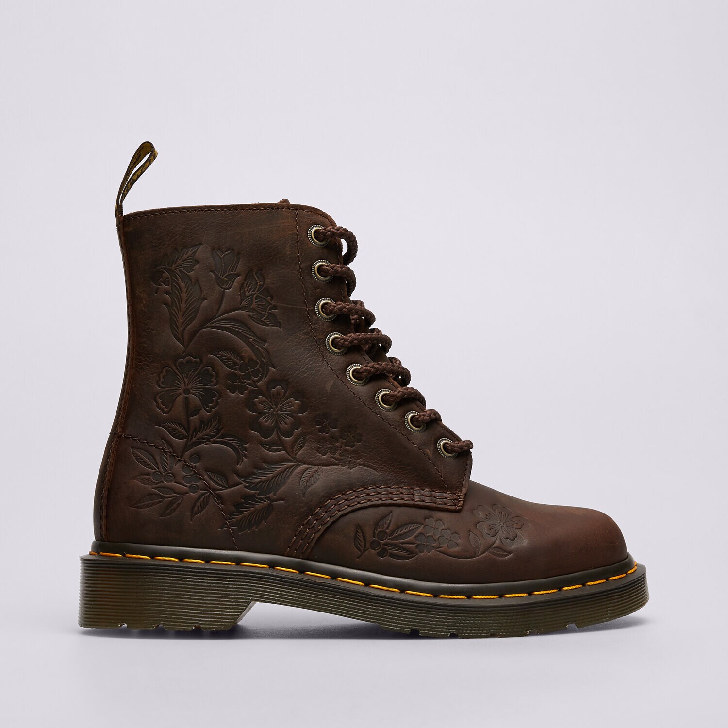Damen Boots DR.MARTENS 1460 PASCAL EMBOSS FLORAL 43276200 Braun