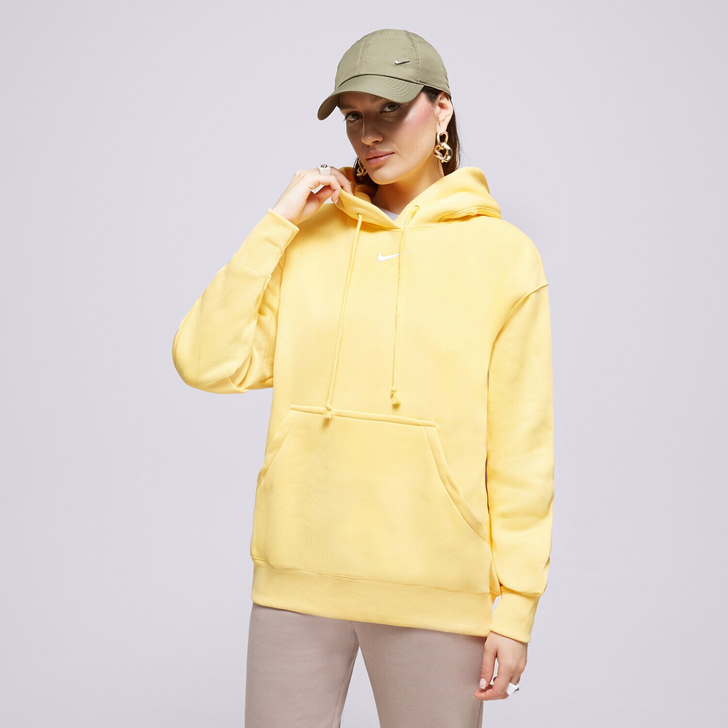 Damen NIKE HOODIE W NSW PHNX DQ5860-795 Gelb