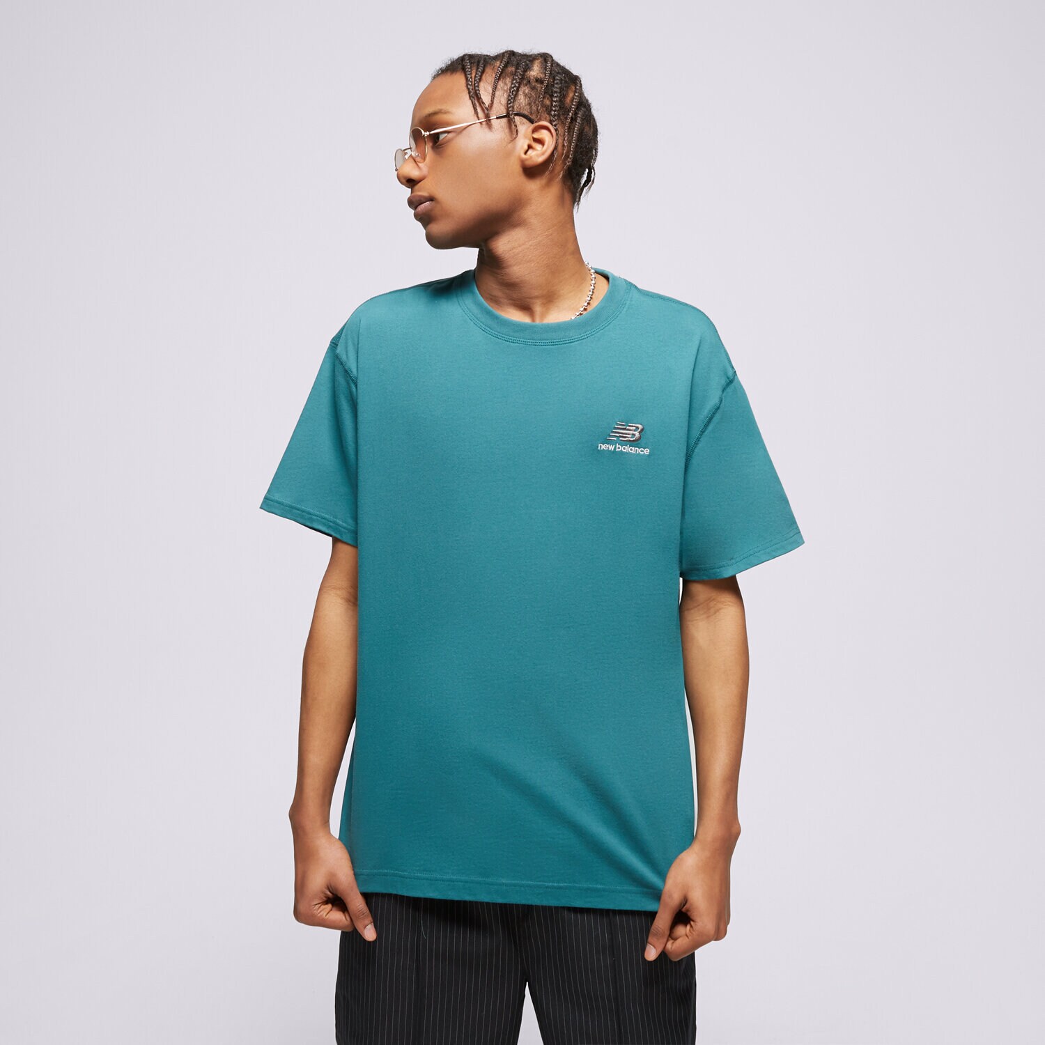 Herren T-Shirt NEW BALANCE T-SHIRT NB UNISSENTIAL TEE UT21503VDA Blau
