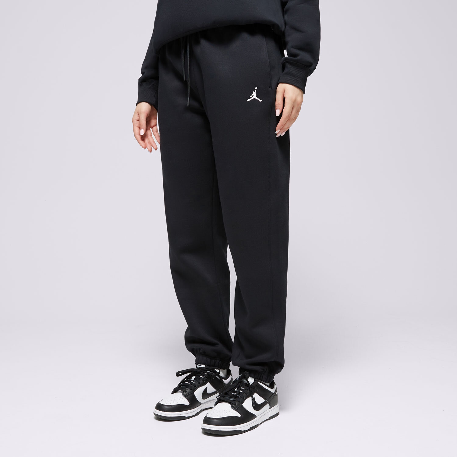 Damen Hosen HOSE W JORDAN BRKLN FLC PANT 24 FV7077-010 Schwarz