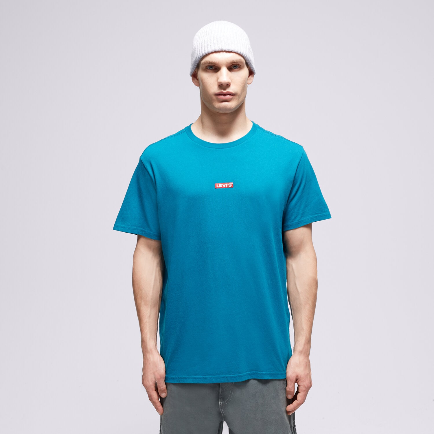 LEVI S T SHIRT SS RELAXED BABY TAB Blau 79554 0034 Sizeer