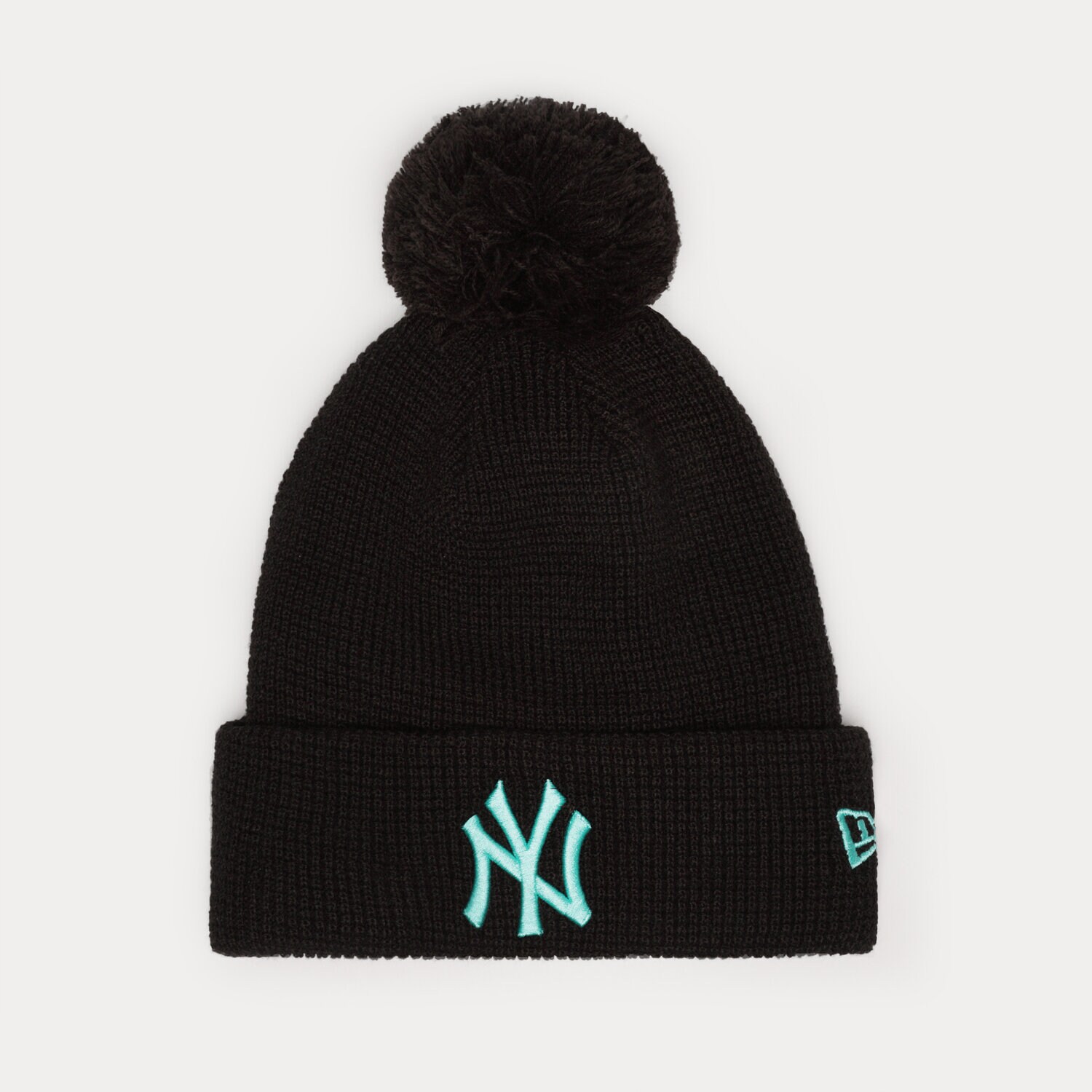 Herren Mütze NEW ERA MÜTZE POP BOBBLE BEANIE NYY NEW YORK YANKEES BLK 60285009 Schwarz