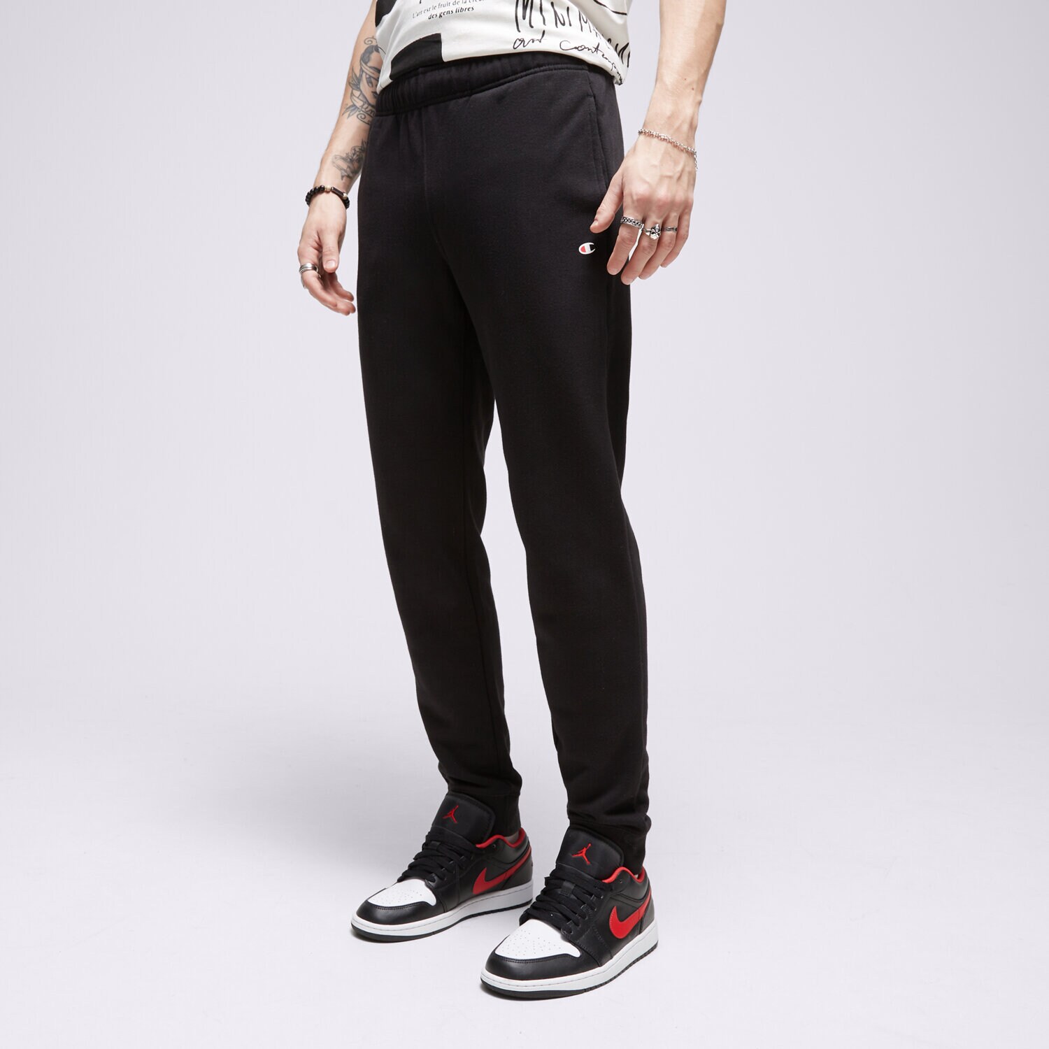 Herren Hosen CHAMPION HOSE RIB CUFF PANTS 218704KK001 Schwarz