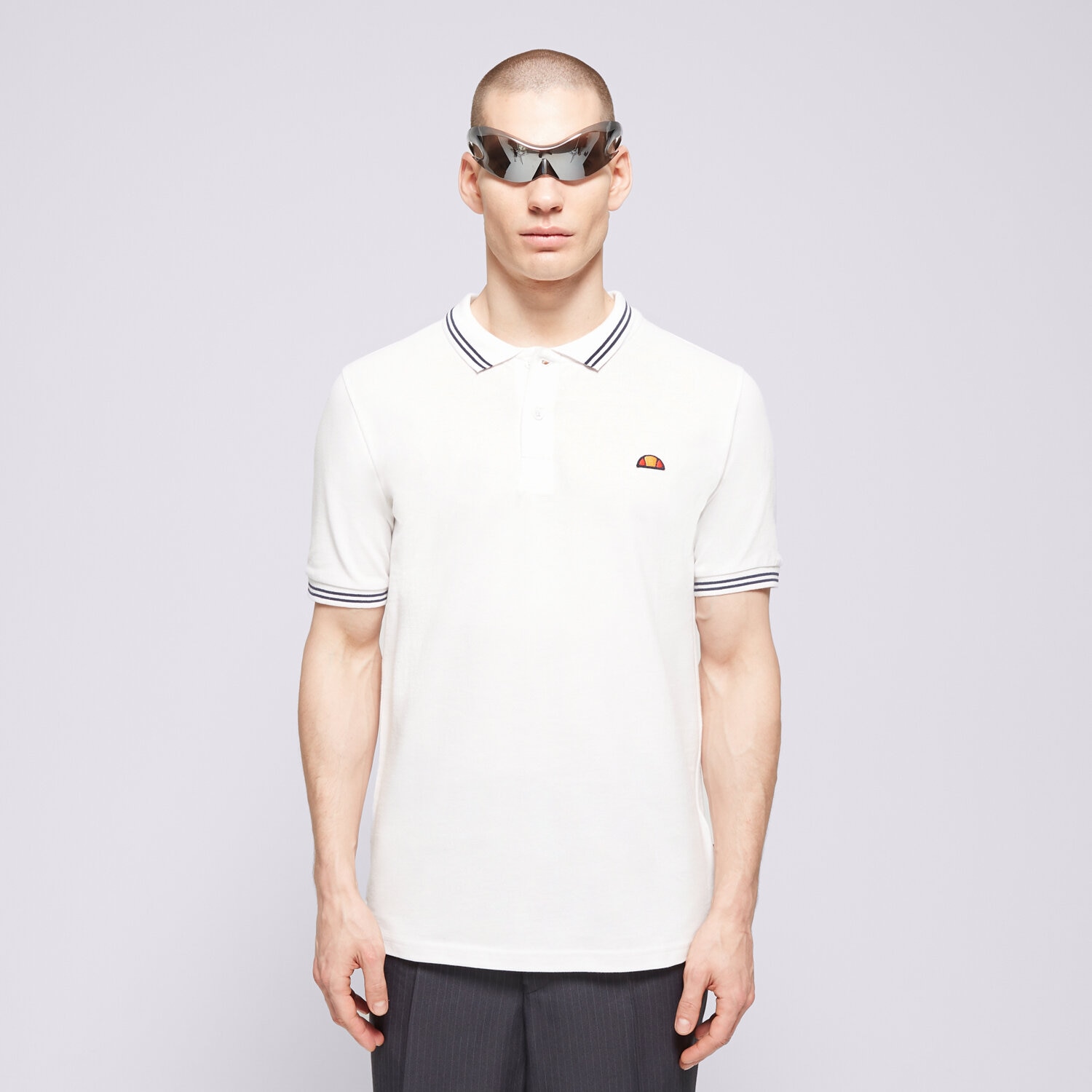 Herren Polo-Shirt ELLESSE POLO ROOKIE POLO WHT SHR20724908 Weiß