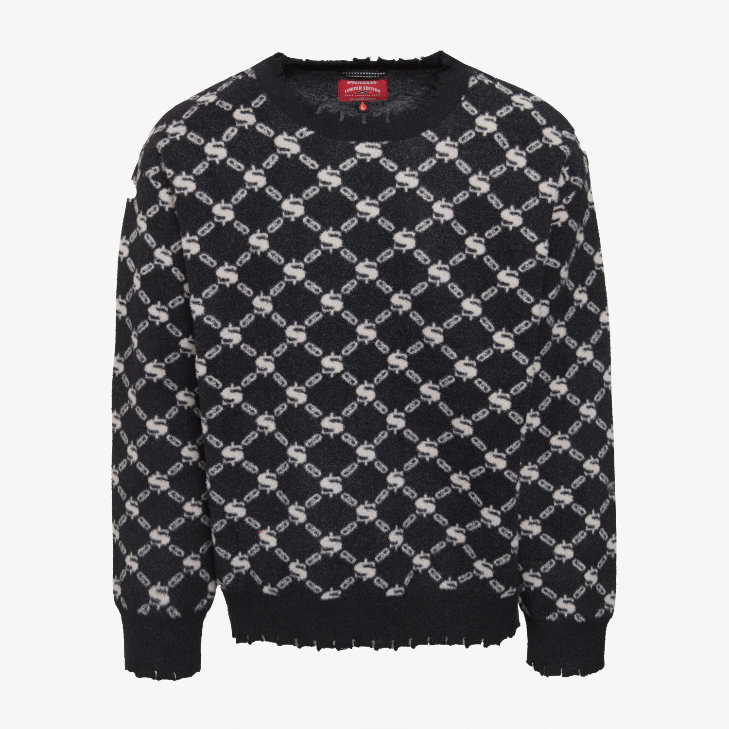 Herren SPRAYGROUND SWEATSHIRT SG9533 SG9533-BLACK Schwarz