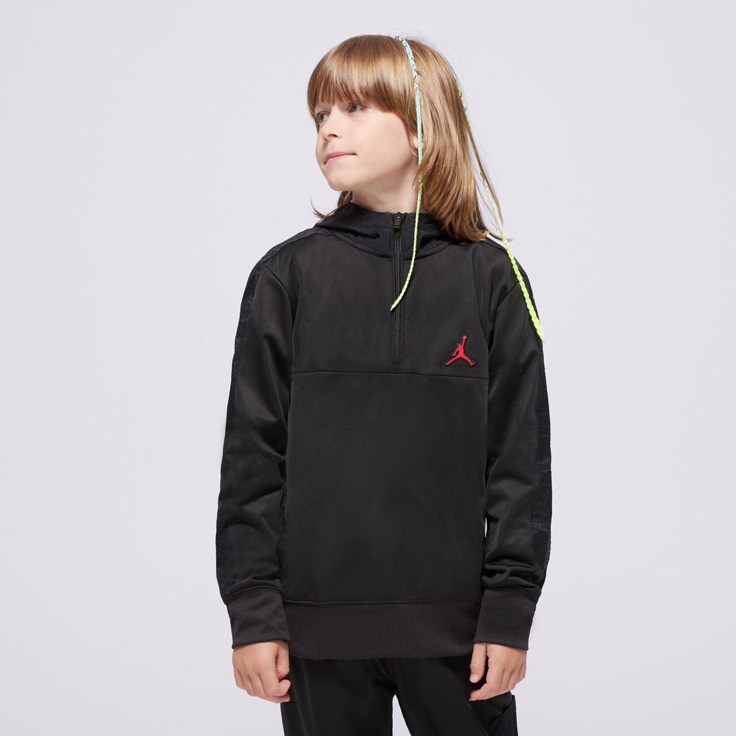 Kinder T-Shirt JORDAN SET WVN PNL CRGO OH SUIT BLK/RED B 95D036-023 Schwarz