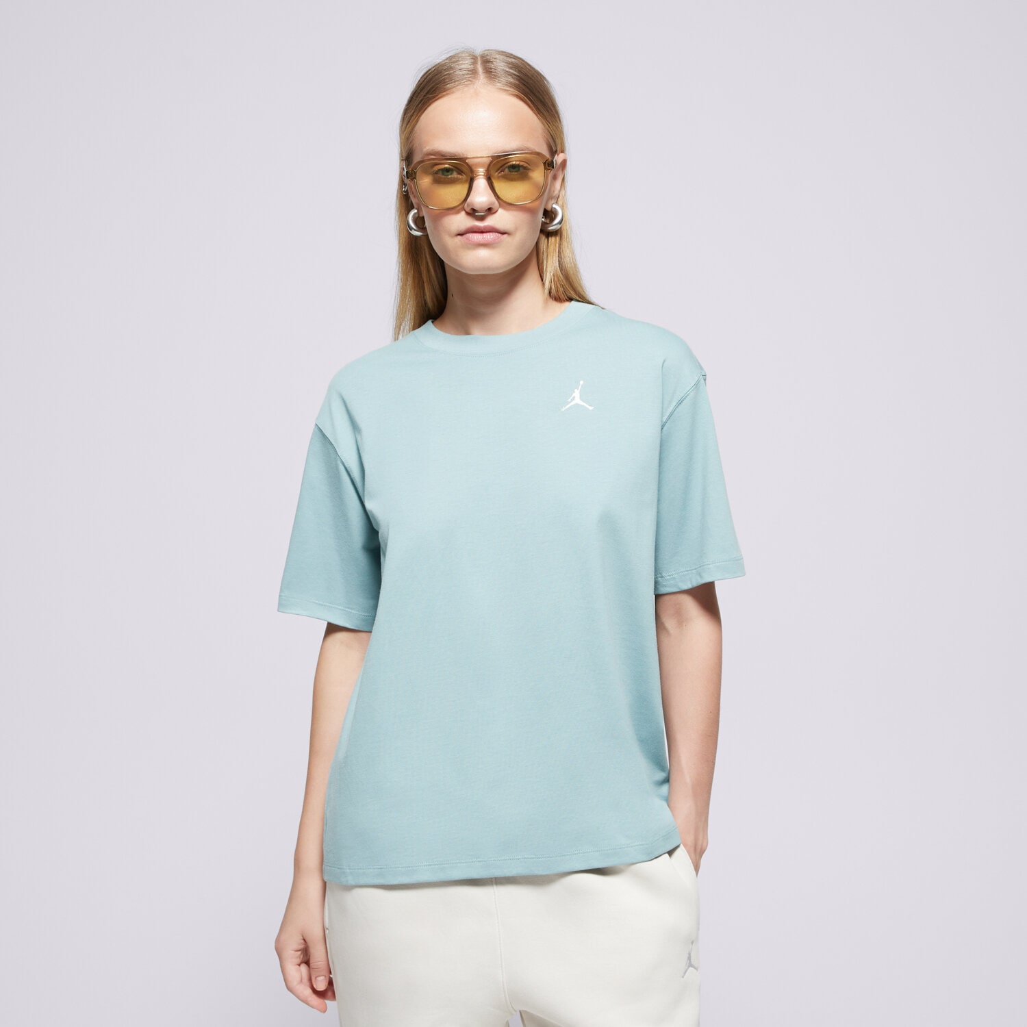 Damen T-Shirt W J BRK ESS SS GF TEE 23  FN4500-017 Grün