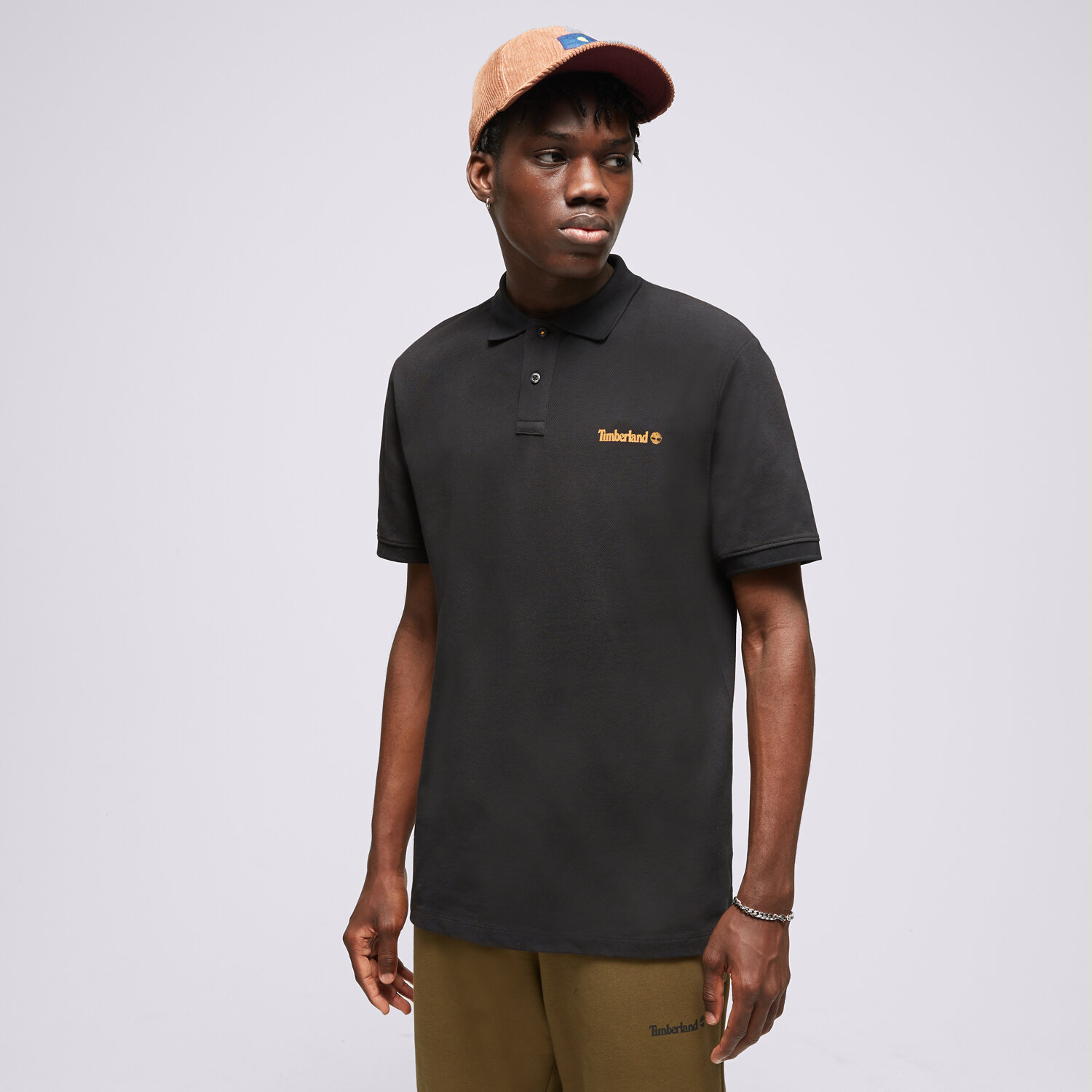 Herren Polo-Shirt TIMBERLAND T-SHIRT SMALL LOGO PRINT POLO (REGULAR) TB0A5PGC0011 Schwarz