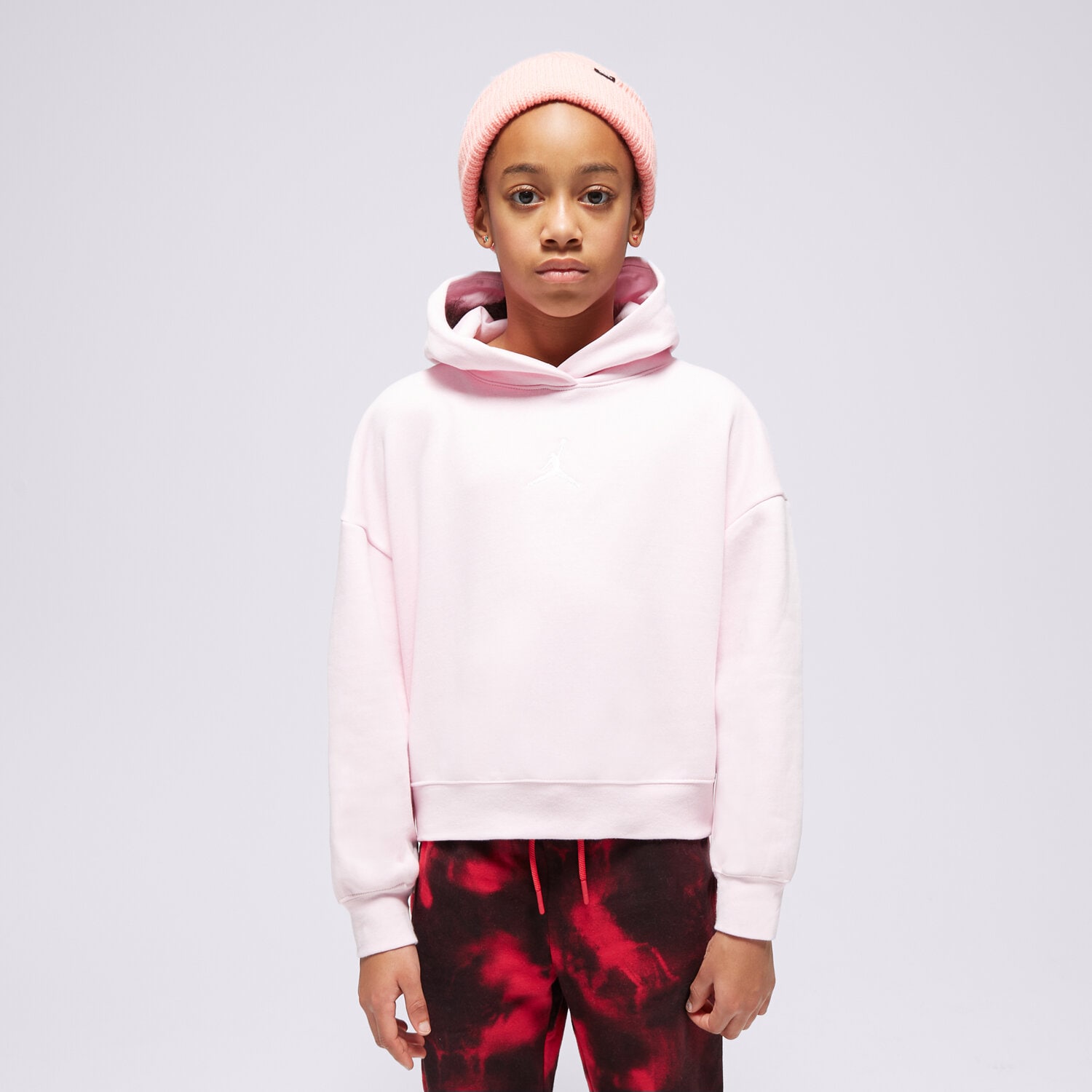Kinder JORDAN HOODIE JDG ICON PLAY GIRL 45C695-A9Y Rosa