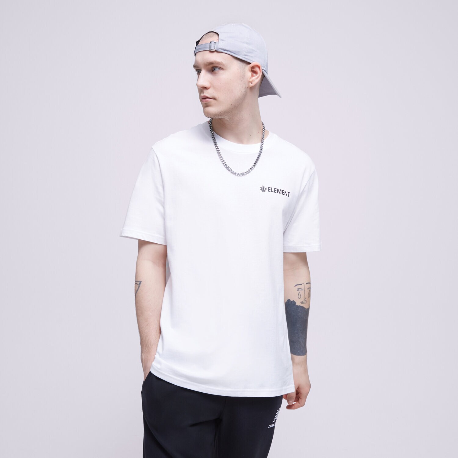 Herren T-Shirt ELEMENT T-SHIRT BLAZIN CHEST SS ELYZT00153WBB0 Weiß