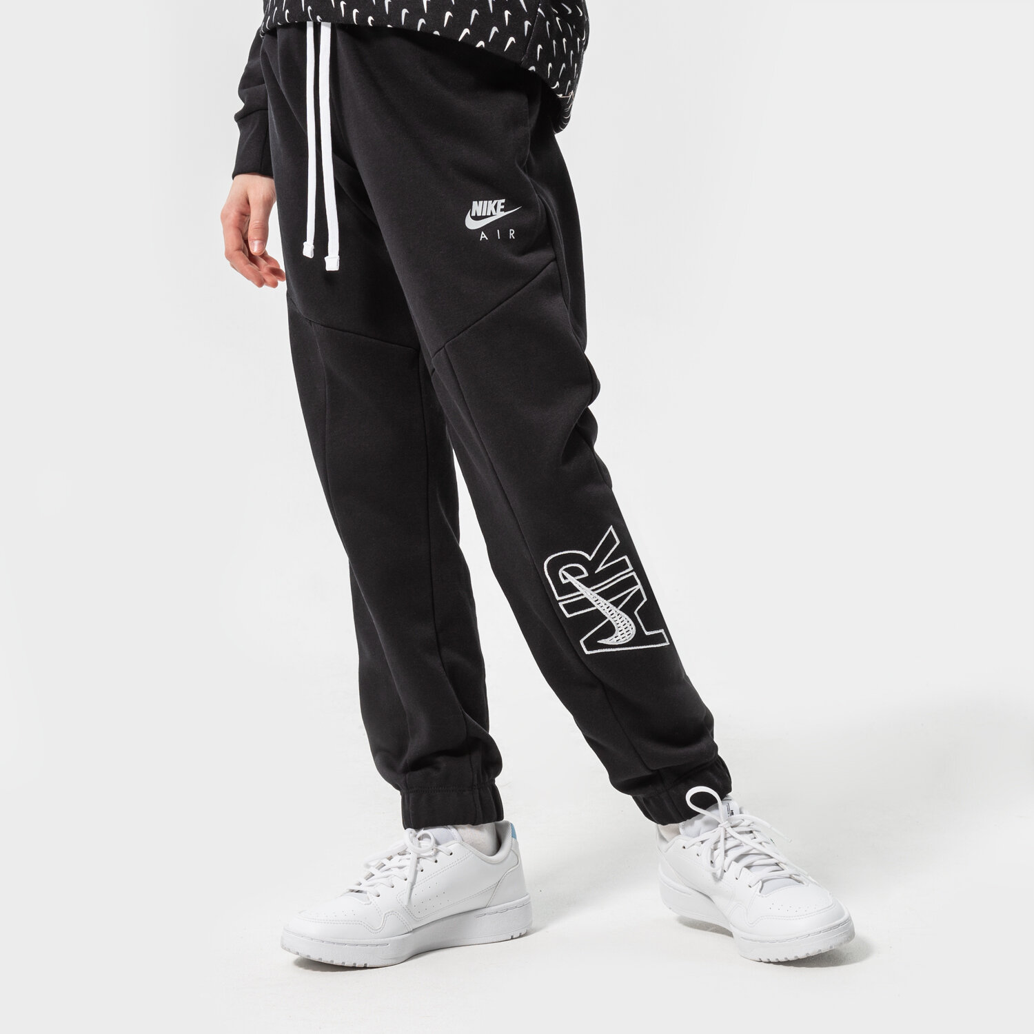 Kinder Hosen NIKE HOSE G NSW AIR FT PANT GIRL DM8373-010 Schwarz