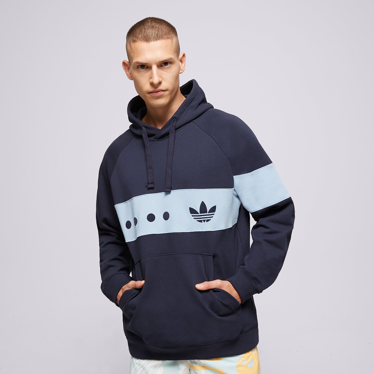 Herren ADIDAS HOODIE CITY HOODIE IC8391 Dunkelblau