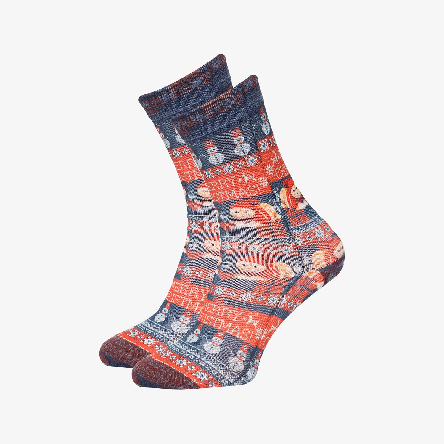 Damen Socken WIGGLESTEPS SOCKEN XMAS CAT 1010-03134-520 Blau