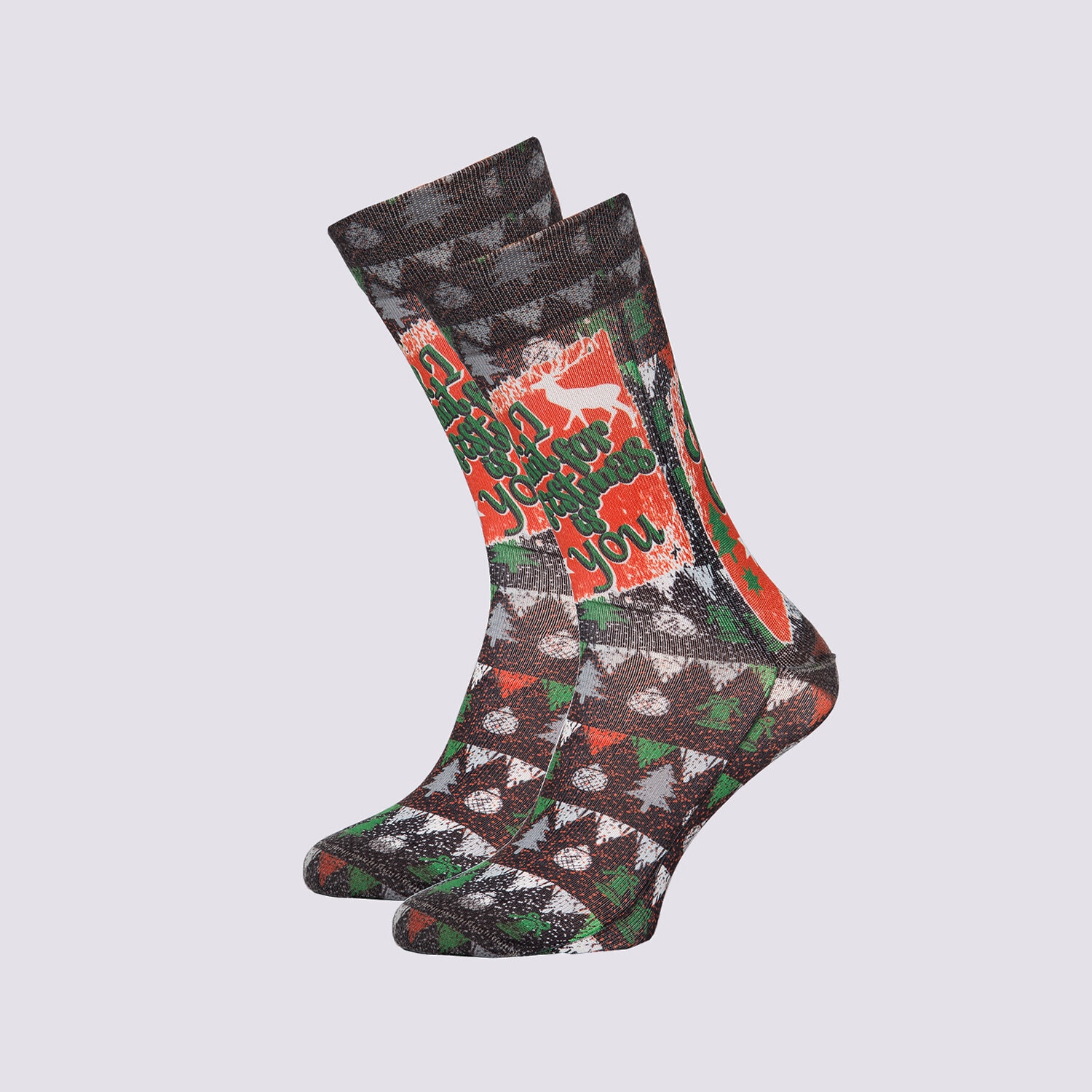 Damen Socken WIGGLESTEPS SOCKEN NOEL GREANTING 2010-03830-932 Grau