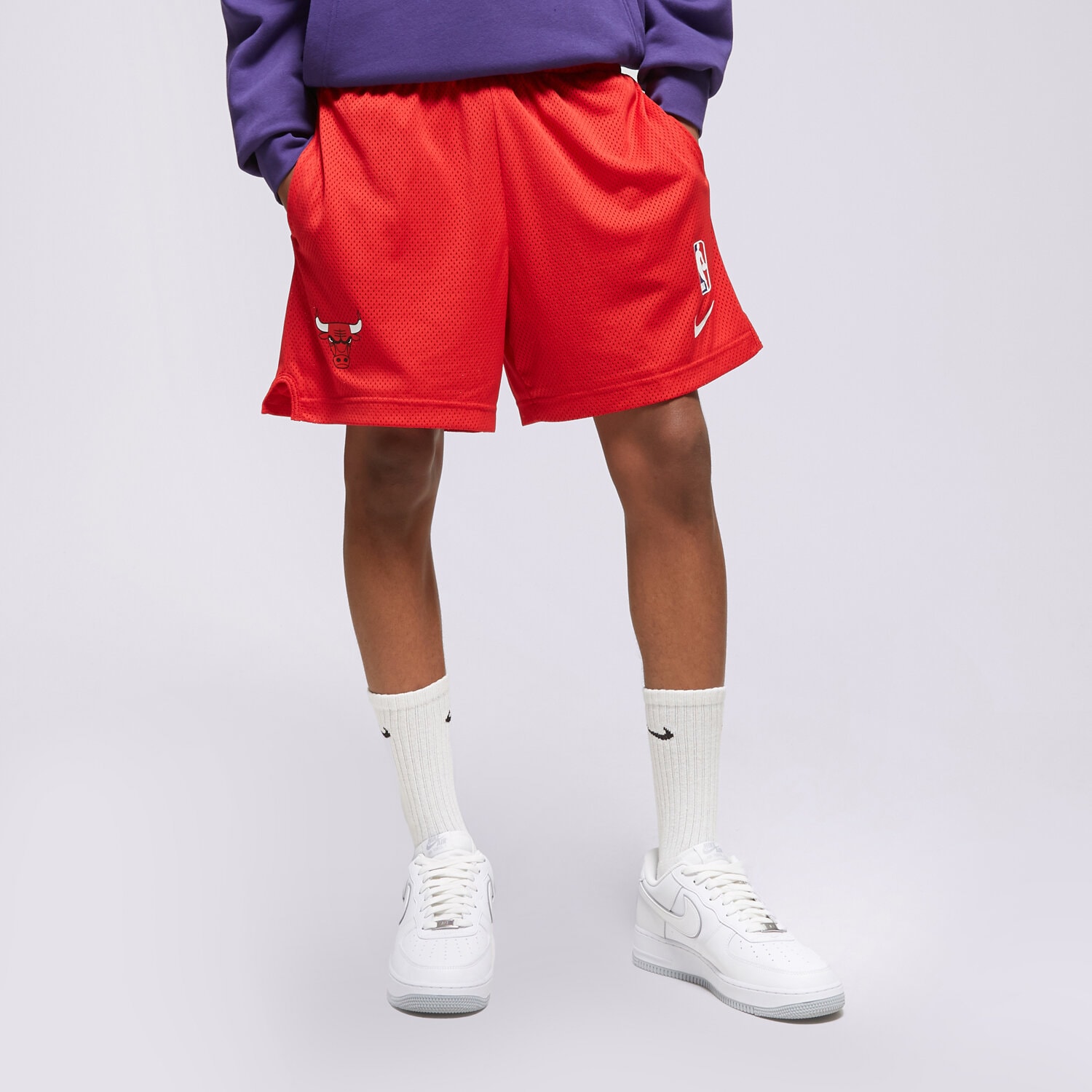 Herren Shorts NIKE SHORTS CHI M NK PLAYER SHRT NBA DN8228-657 Rot