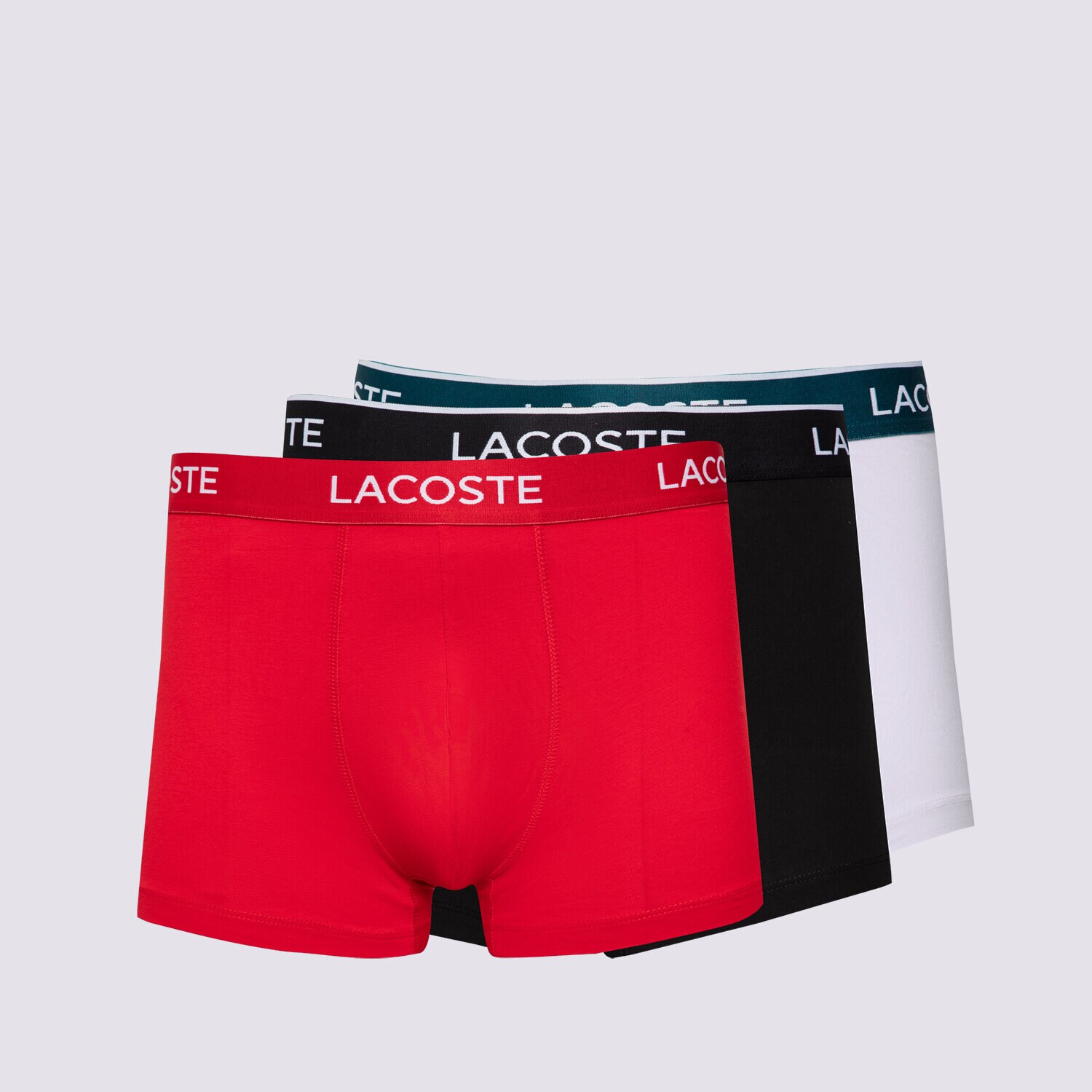 Herren Unterwäsche LACOSTE BOXERSHORTS 3 PACK BOXERS 5H3321E.TR2 Multicolor