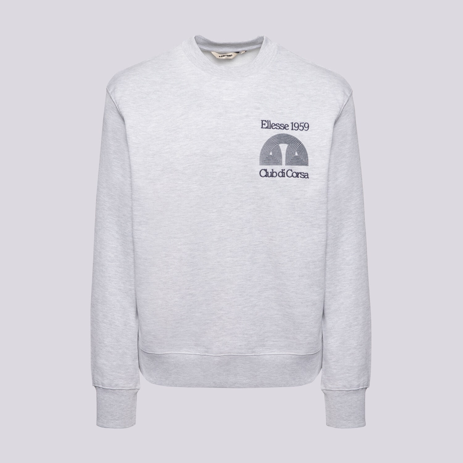 Herren ELLESSE SWEATSHIRT CLUB DI   CORSA SWEATSHIRT LGREY MRL SHB23149131 Grau