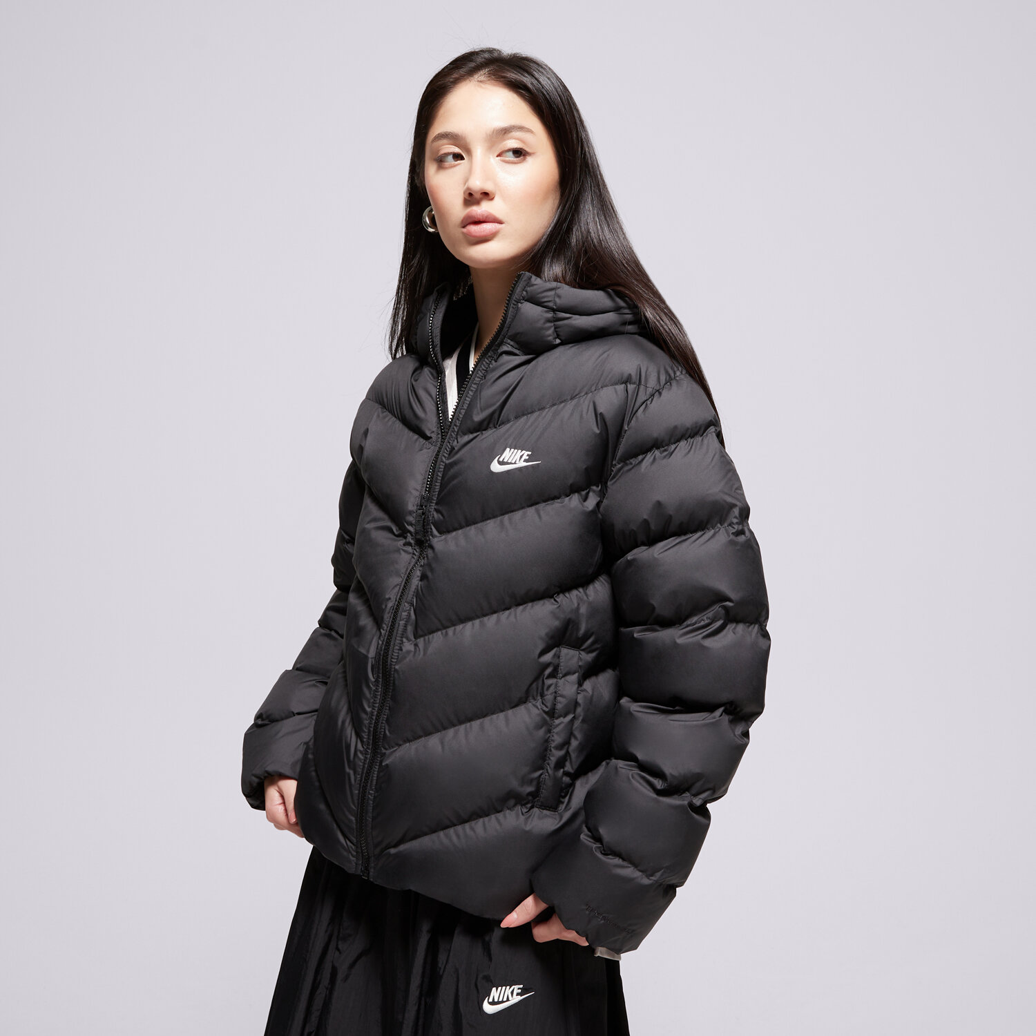 Kinder Übergangsjacke NIKE DAUNENJACKE K NSW TF ADP PUFFER BOY HQ4976-010 Schwarz