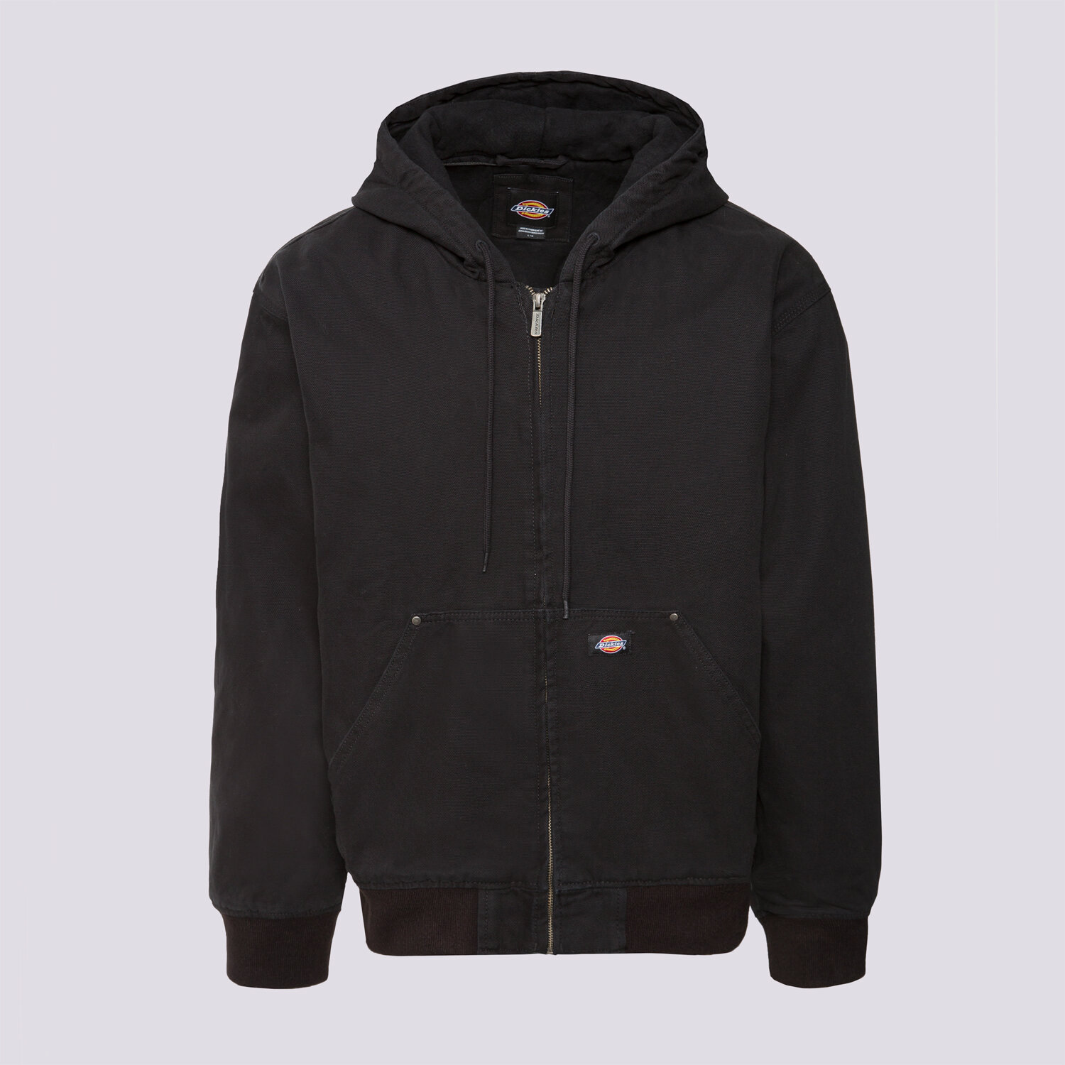 Herren Winterjacke DICKIES JACKE WINTER HILHAM HOODED CANVAS JACKET DK0A87O5BLK1 Schwarz