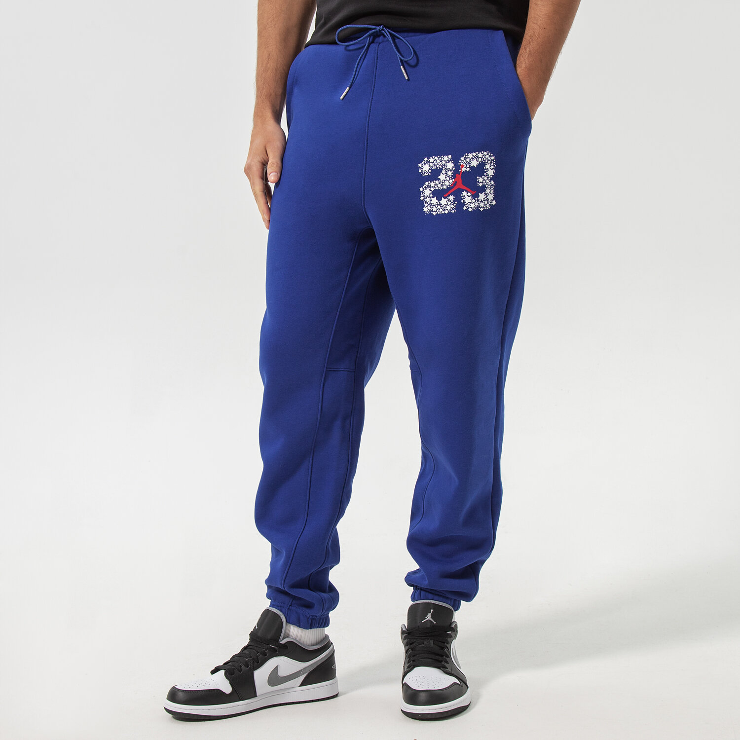 Herren Hosen JORDAN HOSE M J SPRT DNA FLC PANT DJ0190-455 Blau